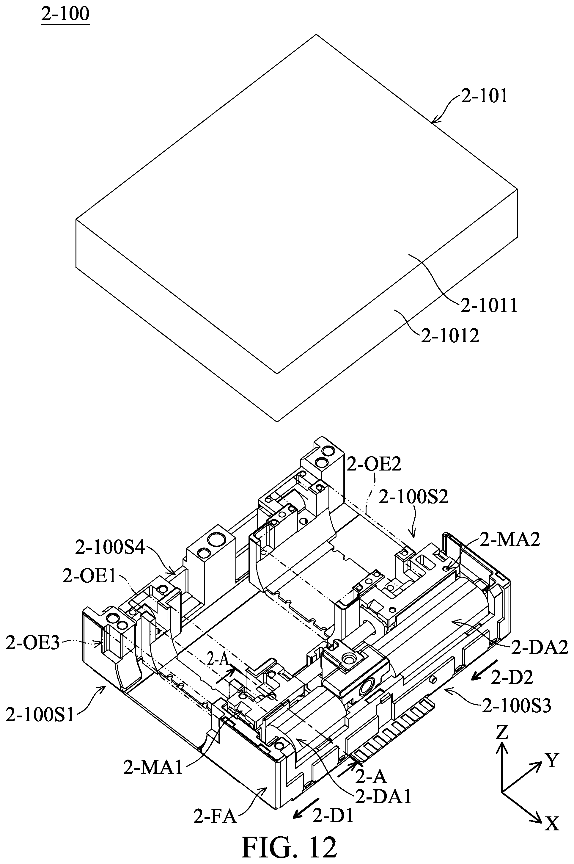 Patent US11815736 Figure 12 – Optical element driving mechanism
