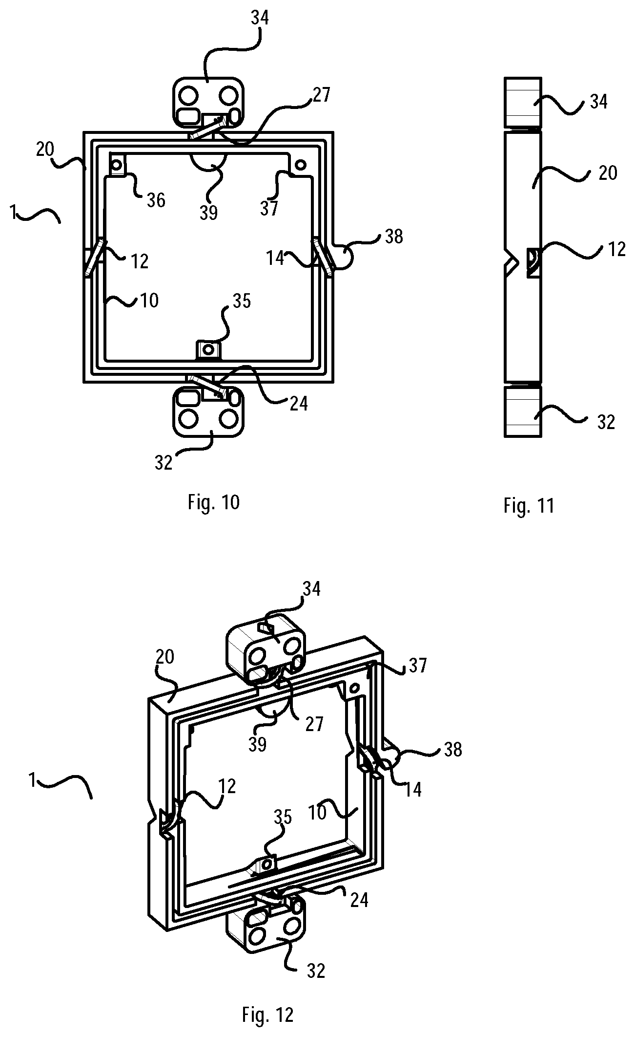 Patent US11815738 Figure 5 – Device for elastic pivoting about two orthogonal axes