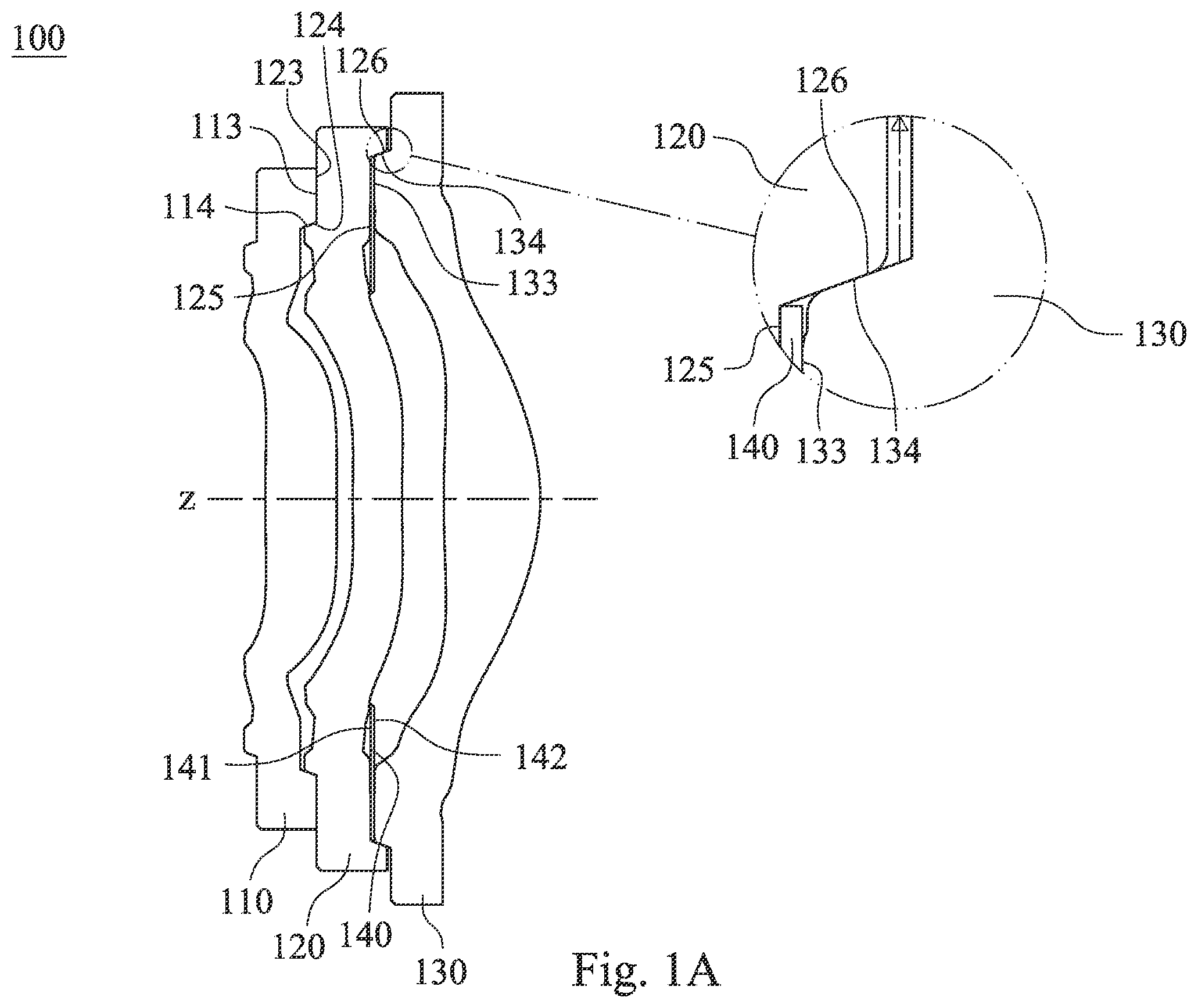 Patent US11815740 Figure 1 – Imaging lens set with plastic lens element, imaging lens module and electronic device