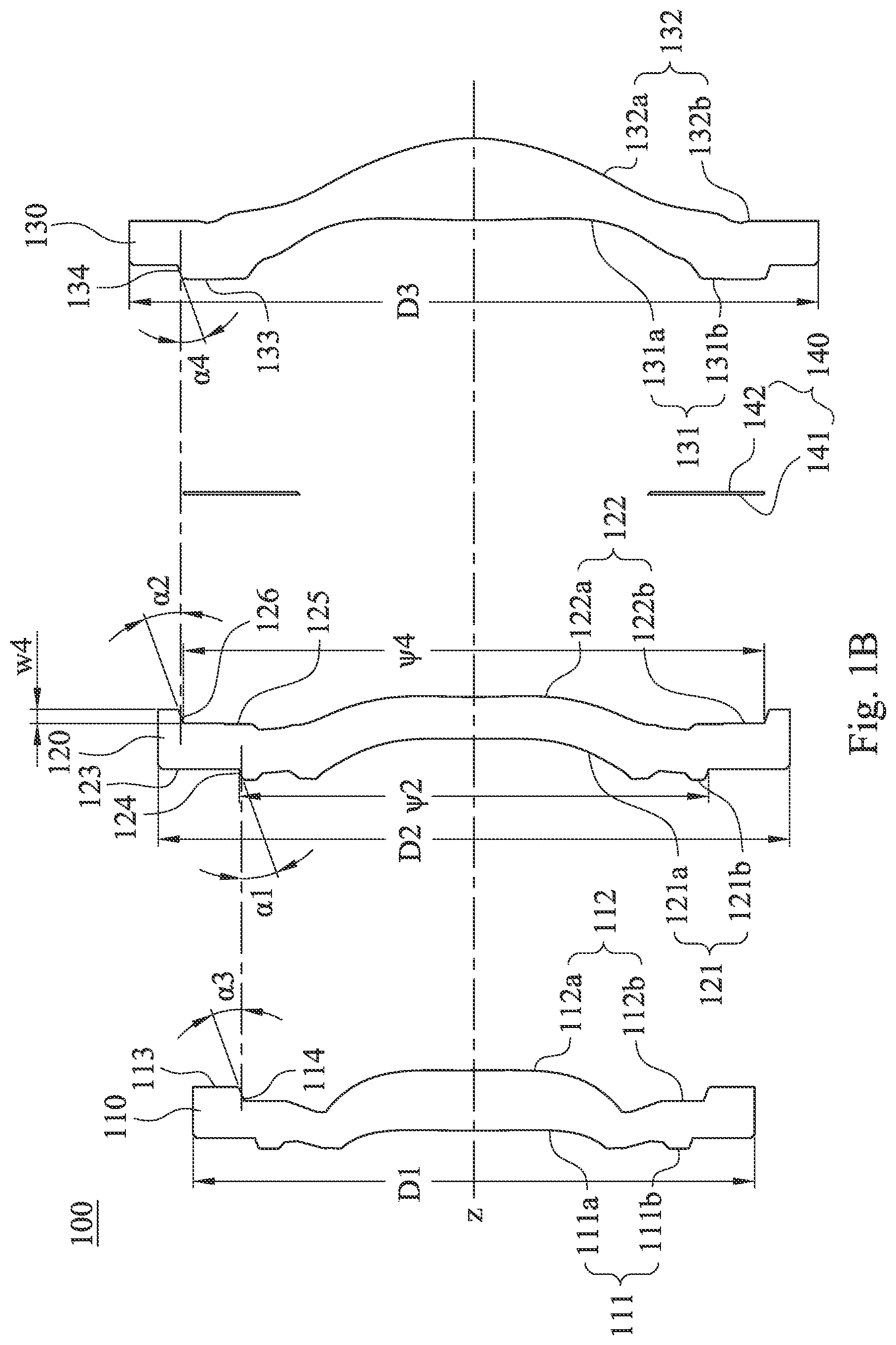 Patent US11815740 Figure 2 – Imaging lens set with plastic lens element, imaging lens module and electronic device