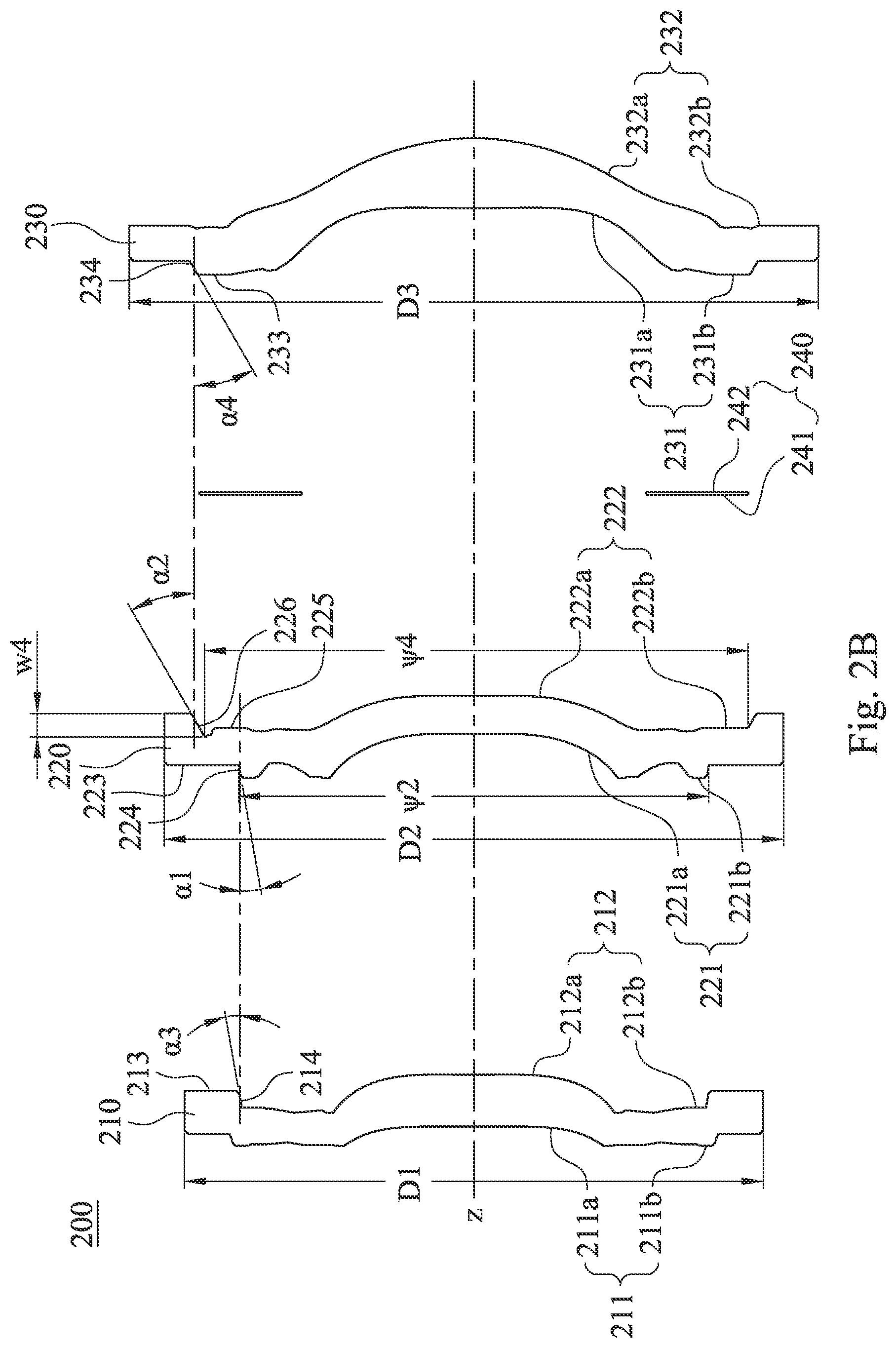 Patent US11815740 Figure 5 – Imaging lens set with plastic lens element, imaging lens module and electronic device