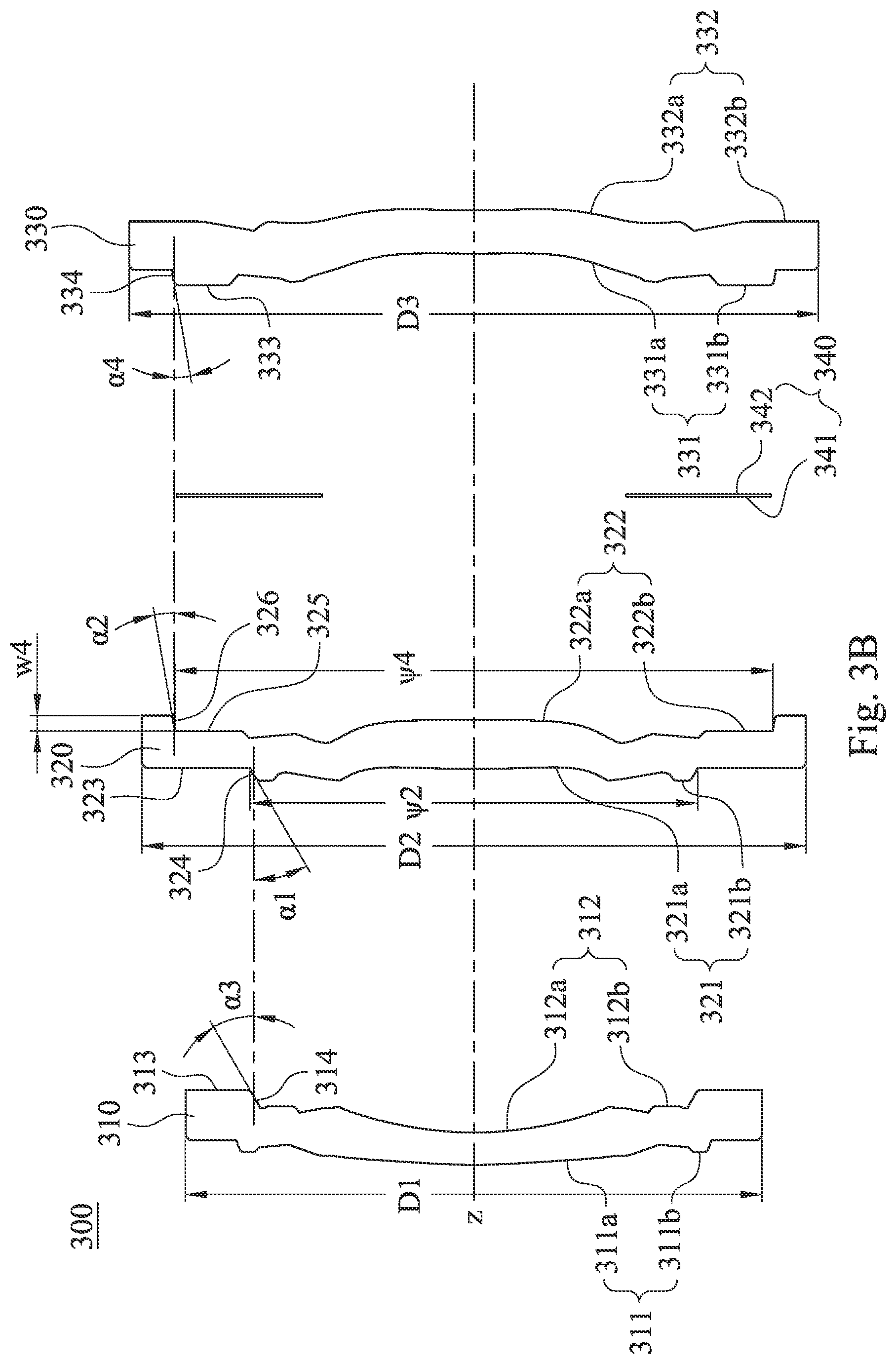 Patent US11815740 Figure 8 – Imaging lens set with plastic lens element, imaging lens module and electronic device