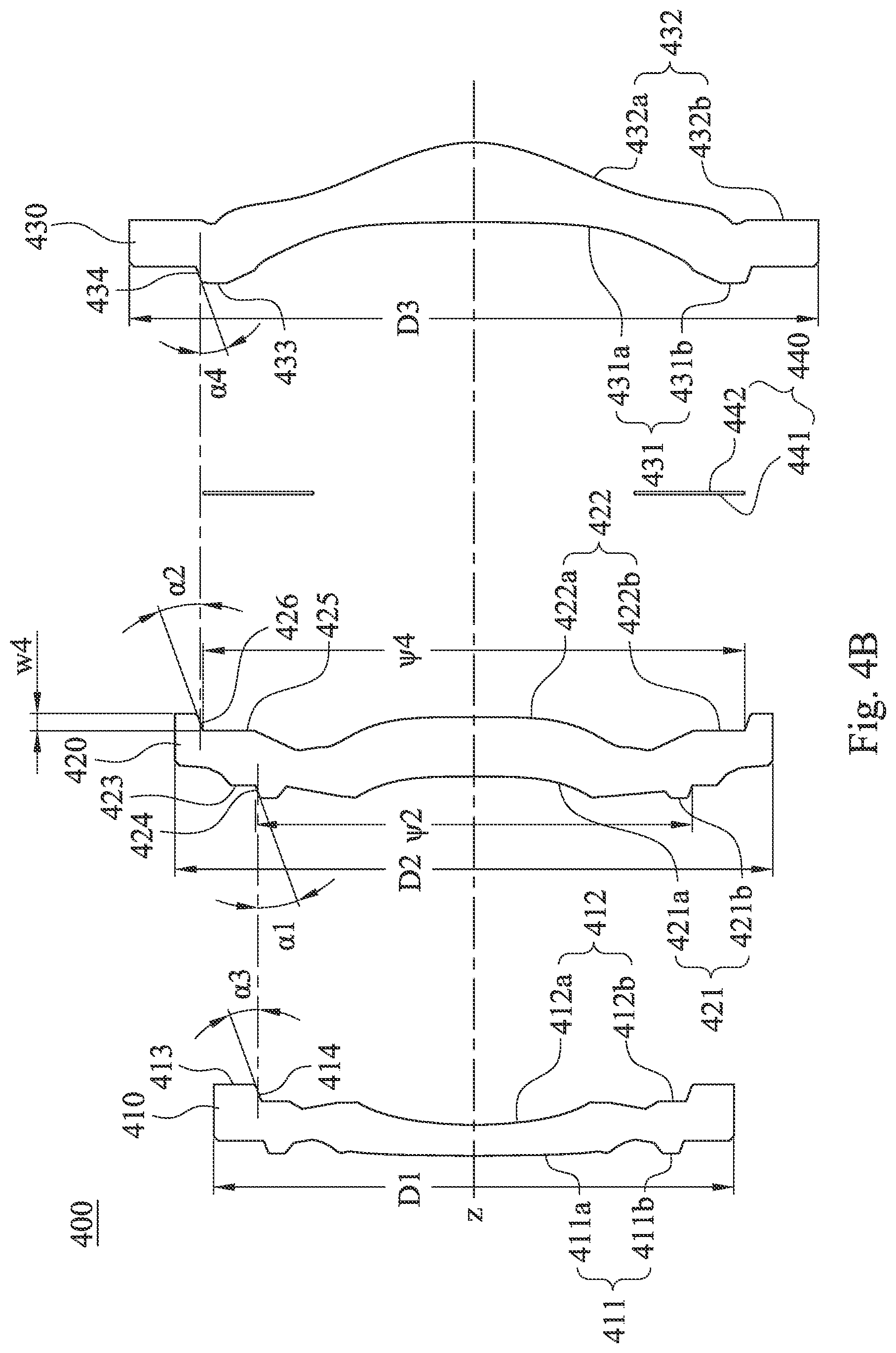 Patent US11815740 Figure 11 – Imaging lens set with plastic lens element, imaging lens module and electronic device