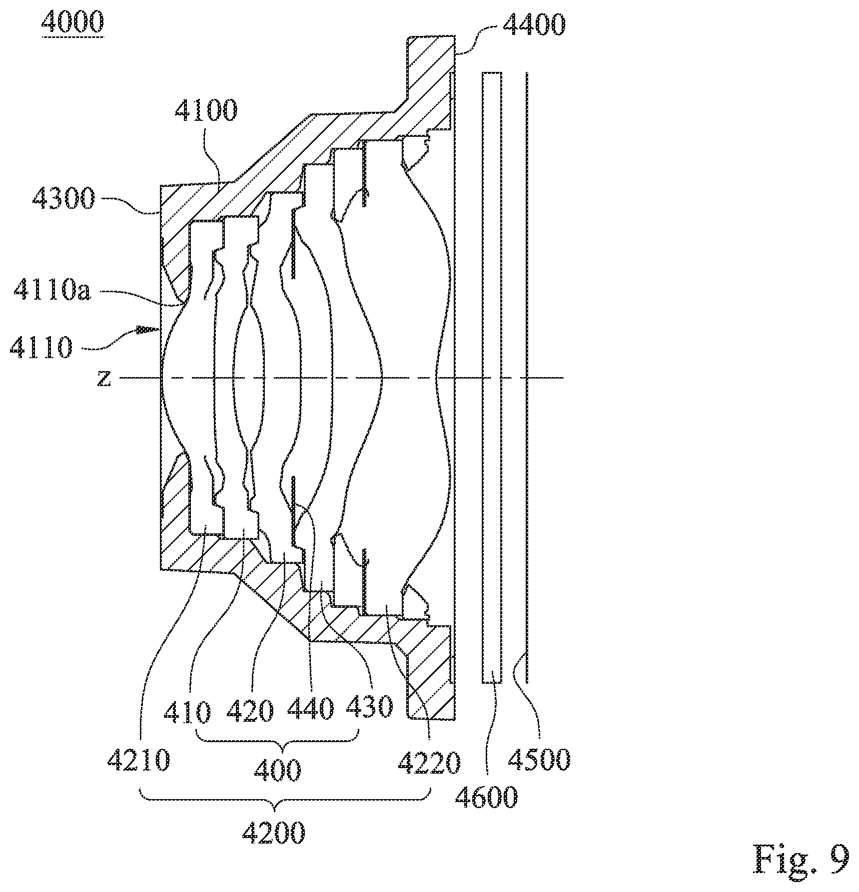 Patent US11815740 Figure 19 – Imaging lens set with plastic lens element, imaging lens module and electronic device