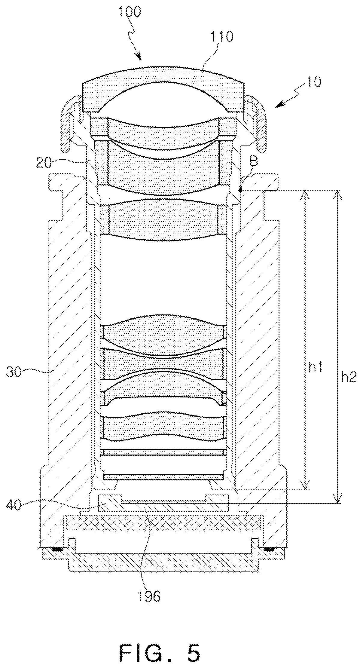 Patent US11815741 Figure 5 – Image capturing lens system