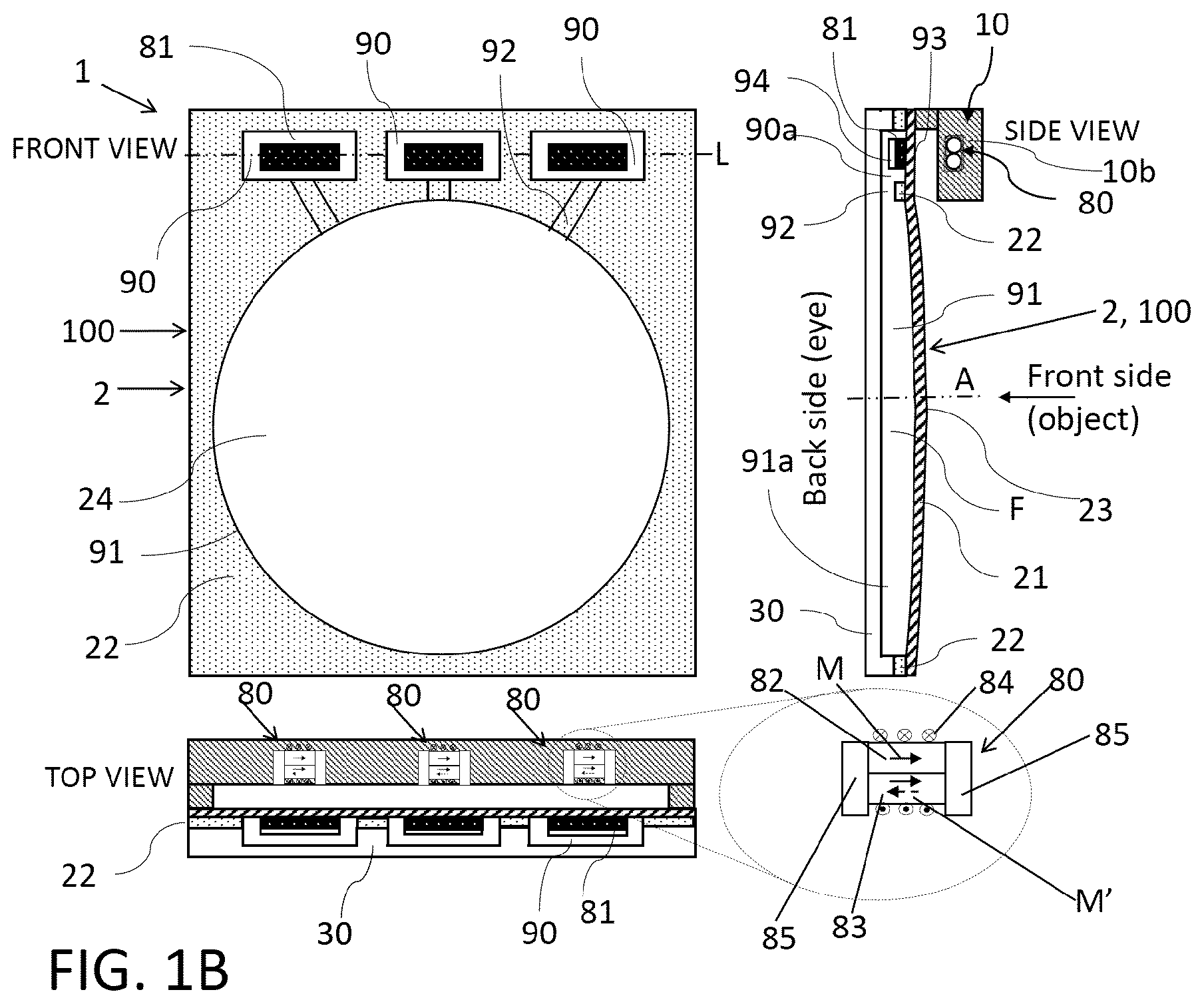 Patent US11815742 Figure 3 – Tunable non-round spectacles with immersed lens shaper