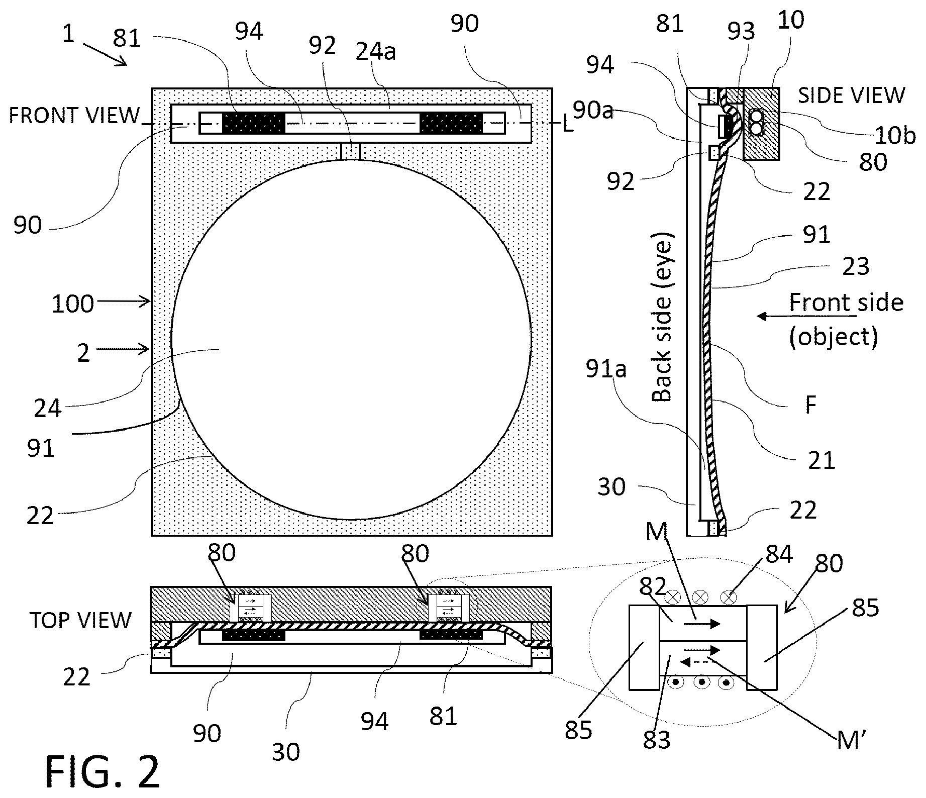 Patent US11815742 Figure 4 – Tunable non-round spectacles with immersed lens shaper