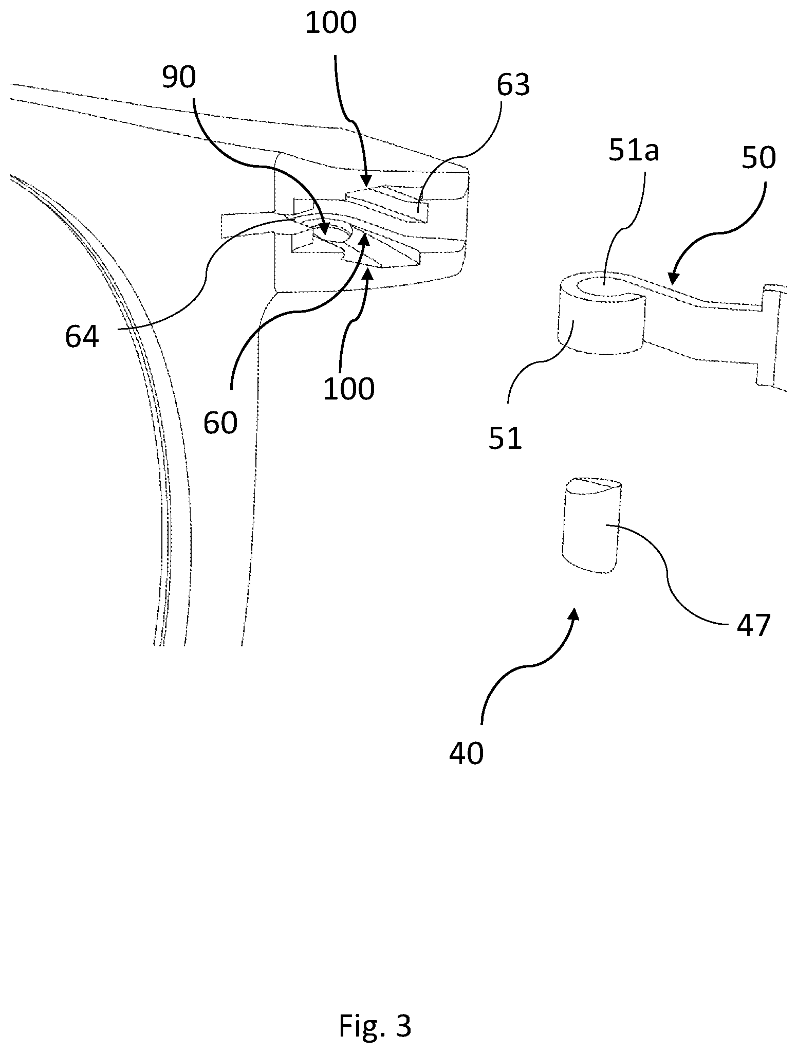 Patent US11815743 Figure 3 – Hinged spectacle frame