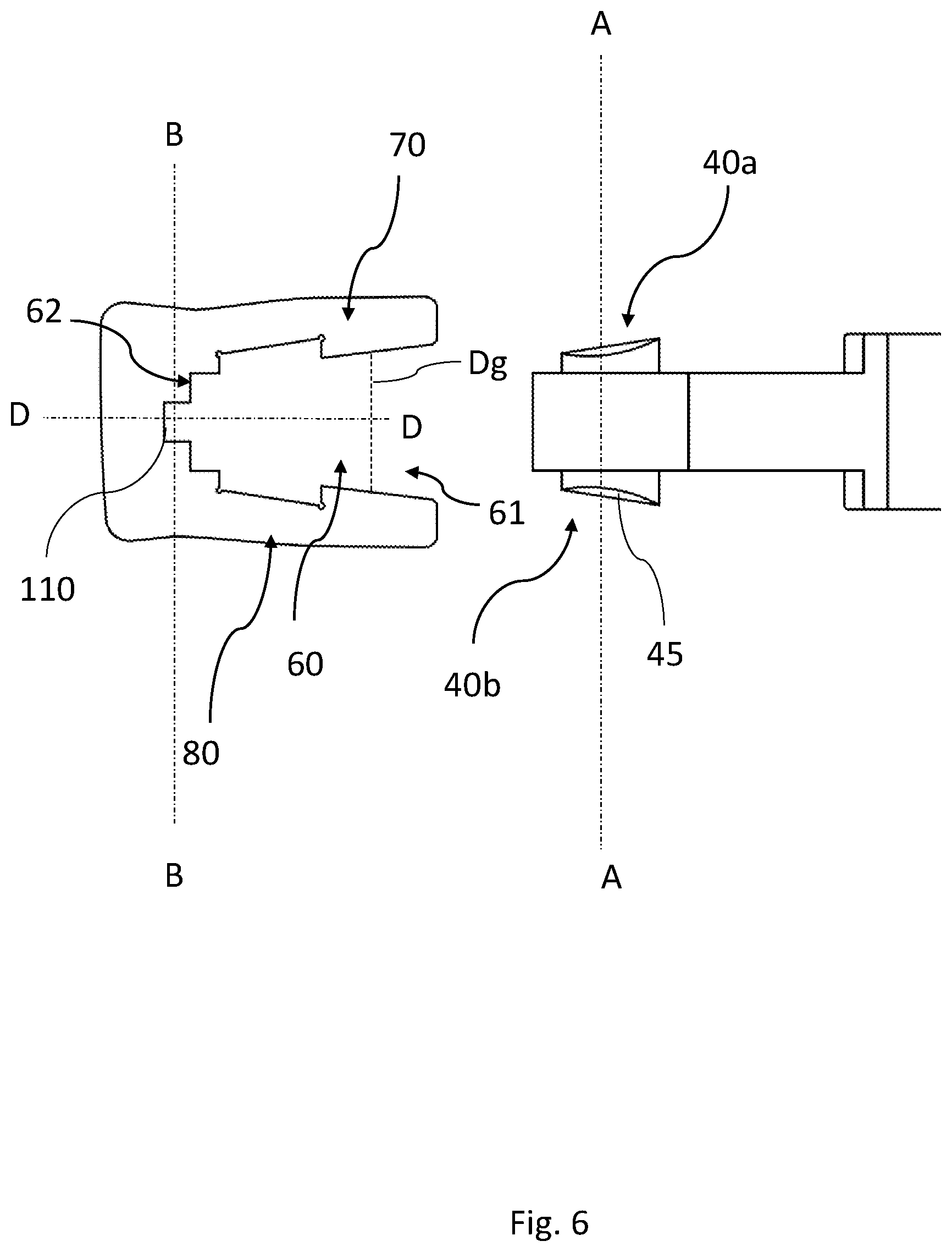 Patent US11815743 Figure 6 – Hinged spectacle frame