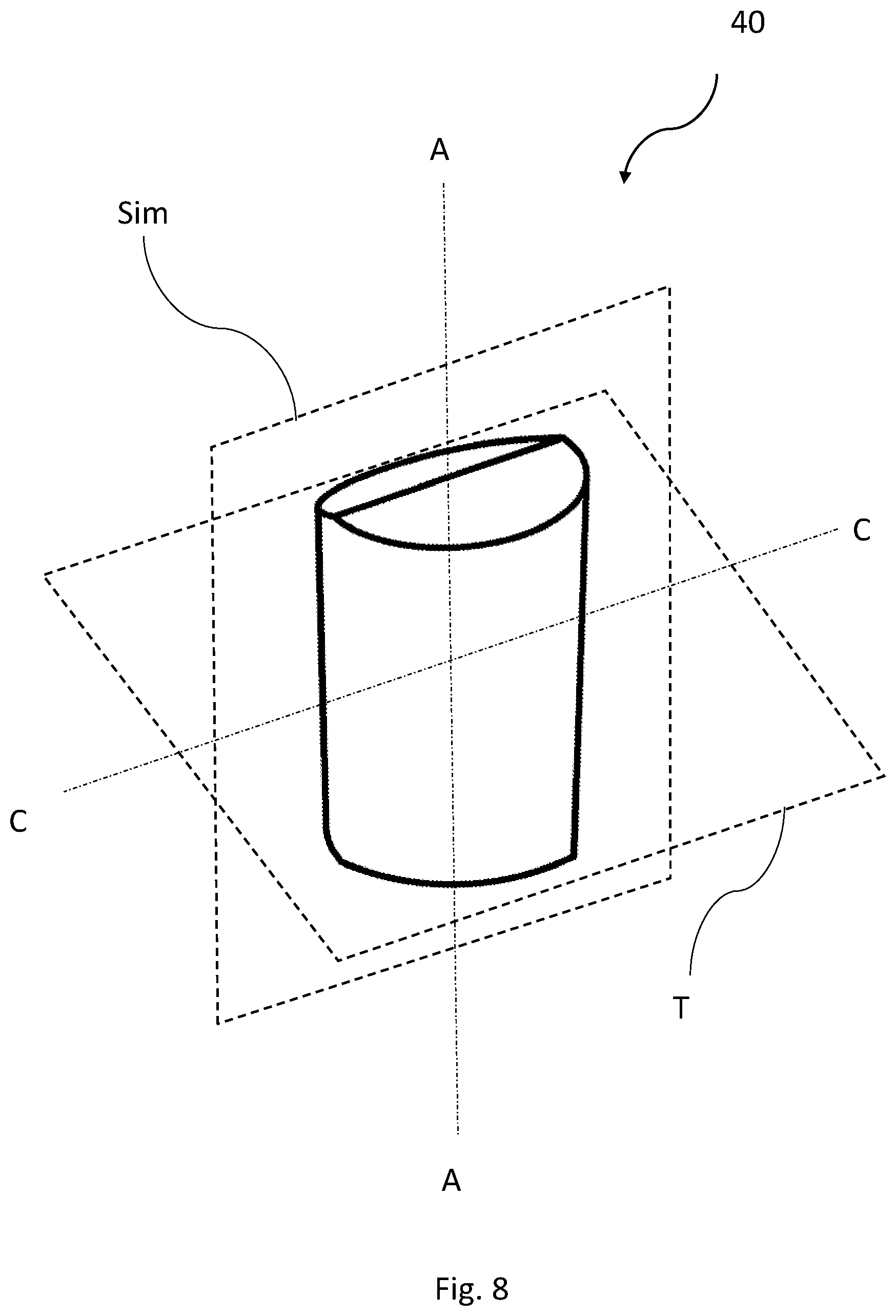 Patent US11815743 Figure 8 – Hinged spectacle frame