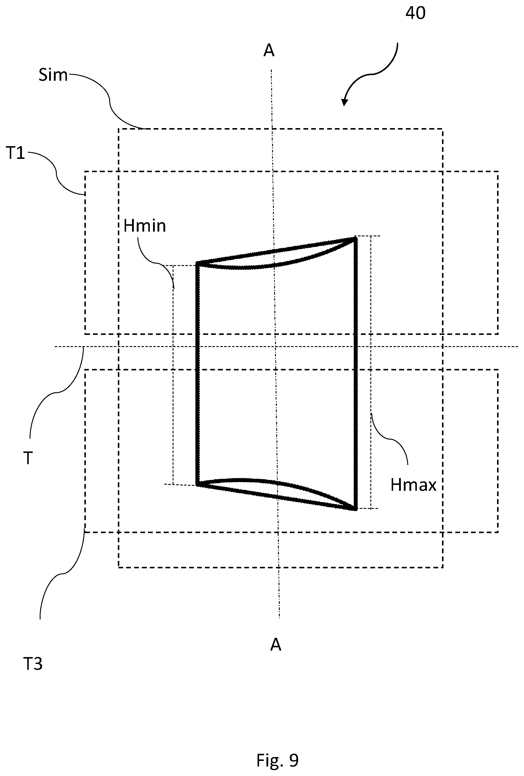 Patent US11815743 Figure 9 – Hinged spectacle frame