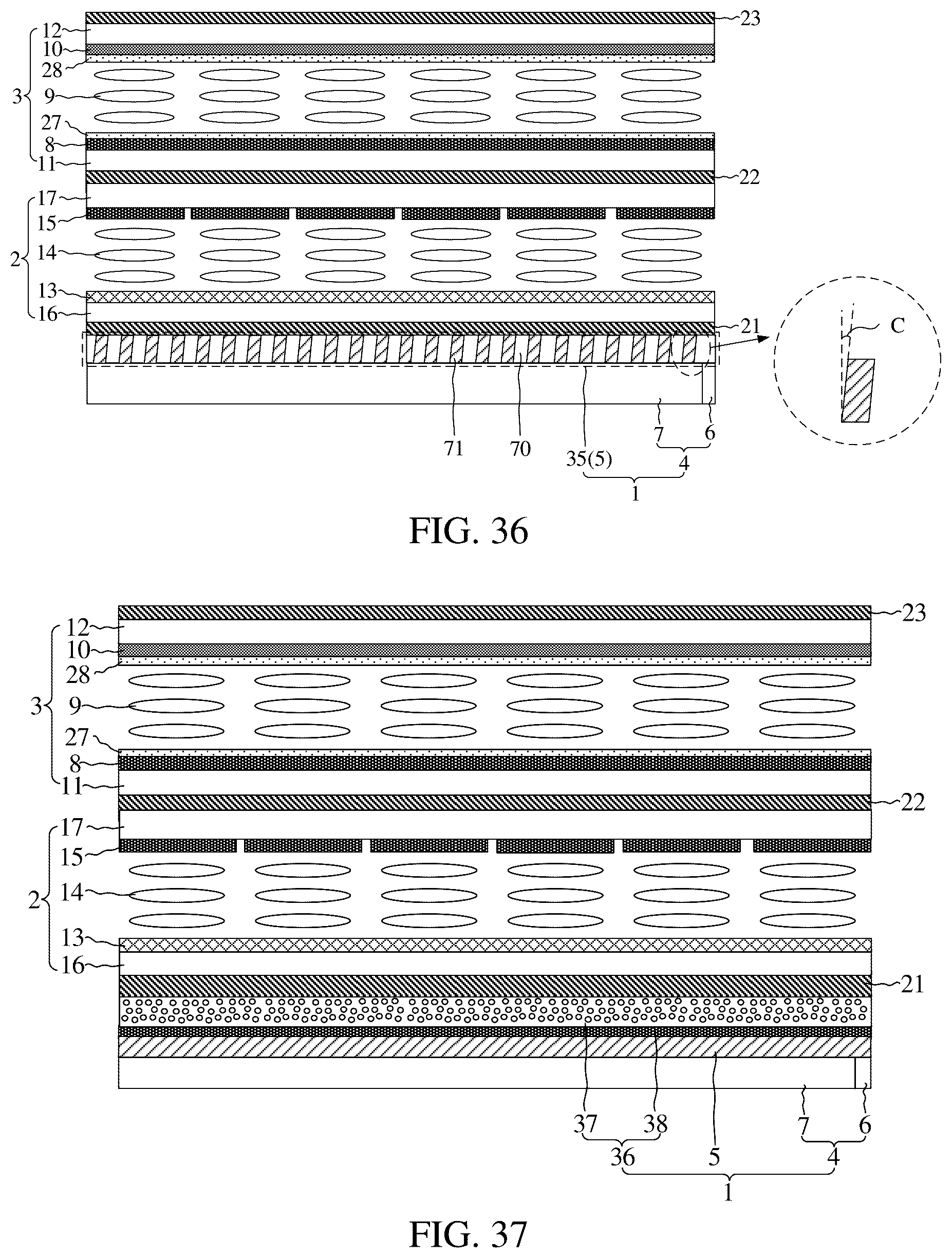 Patent US11815752 Figure 18 – Privacy display module comprising a light-adjusting component that can be configured to have a sharing mode and an anti-peeping mode, display apparatus and vehicle comprising the same