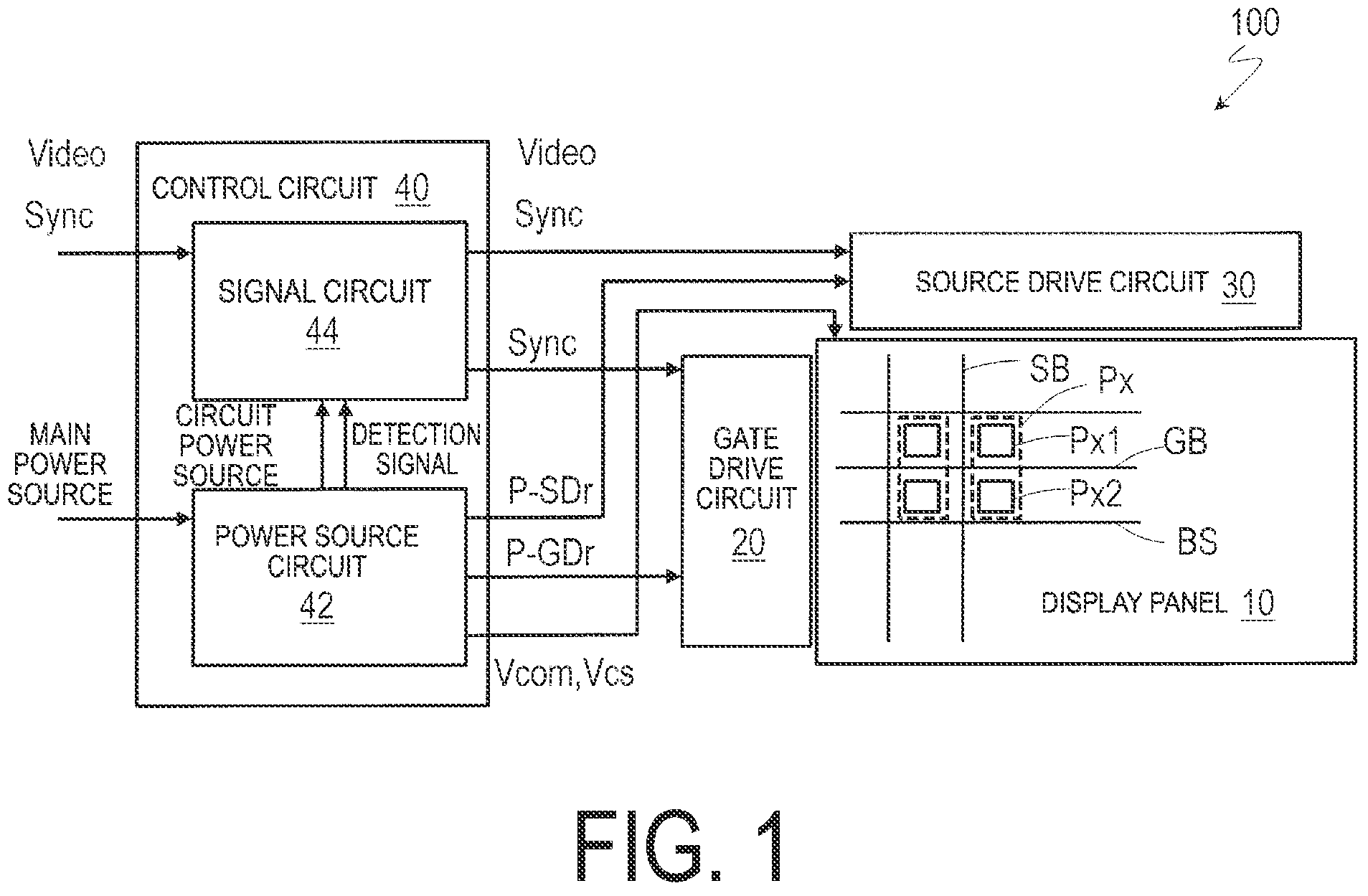 Patent US11815753 Figure 1 – Liquid crystal display apparatus and driving method of the same