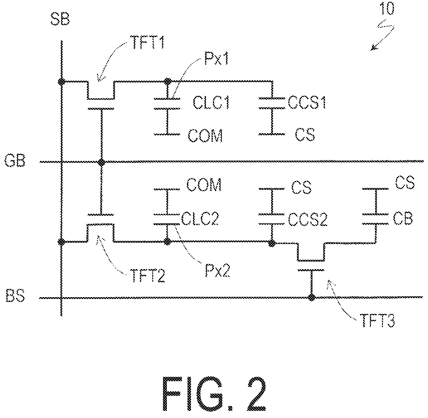 Patent US11815753 Figure 2 – Liquid crystal display apparatus and driving method of the same