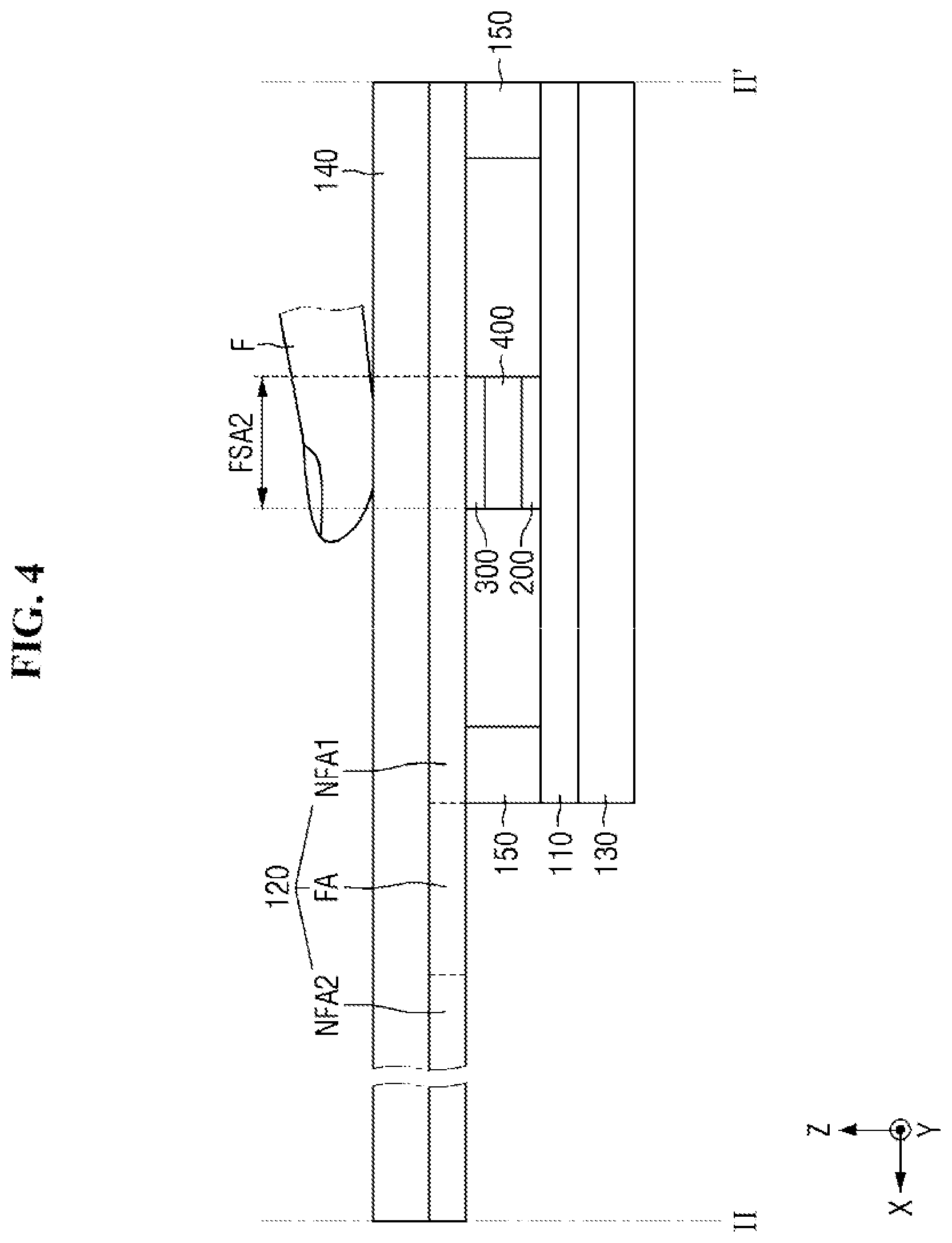 Patent US11815754 Figure 4 – Display device and method of driving the same