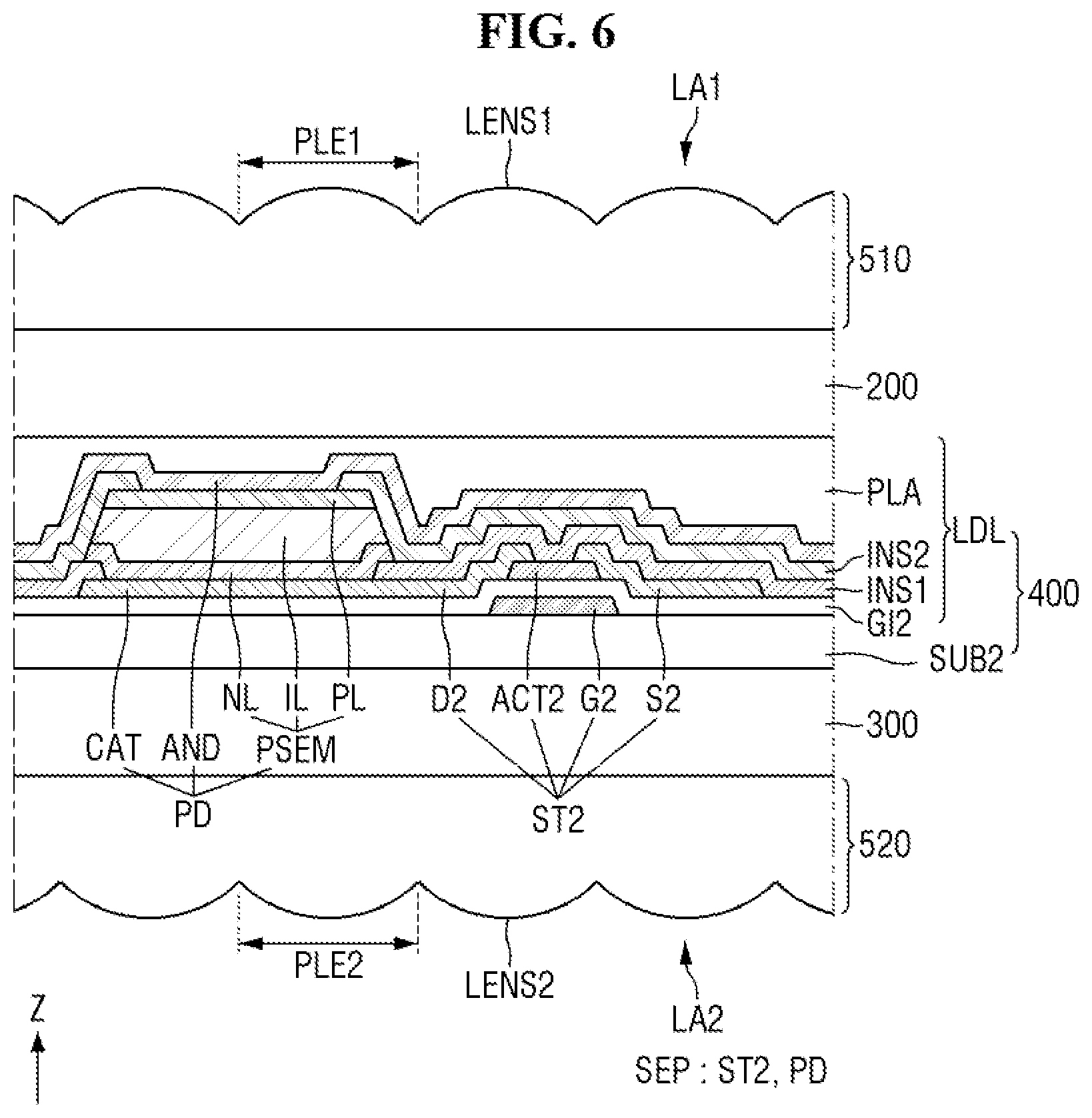 Patent US11815754 Figure 6 – Display device and method of driving the same