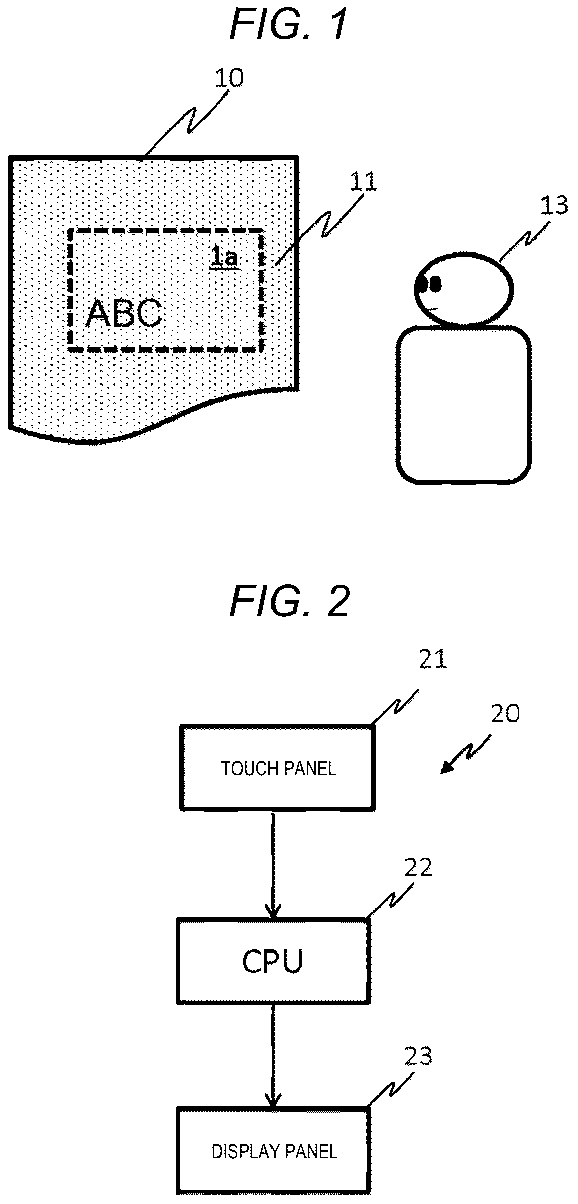 Patent US11815756 Figure 1 – Information display device