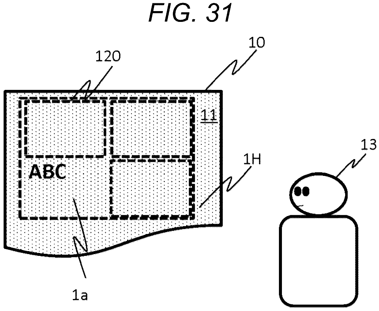 Patent US11815756 Figure 17 – Information display device