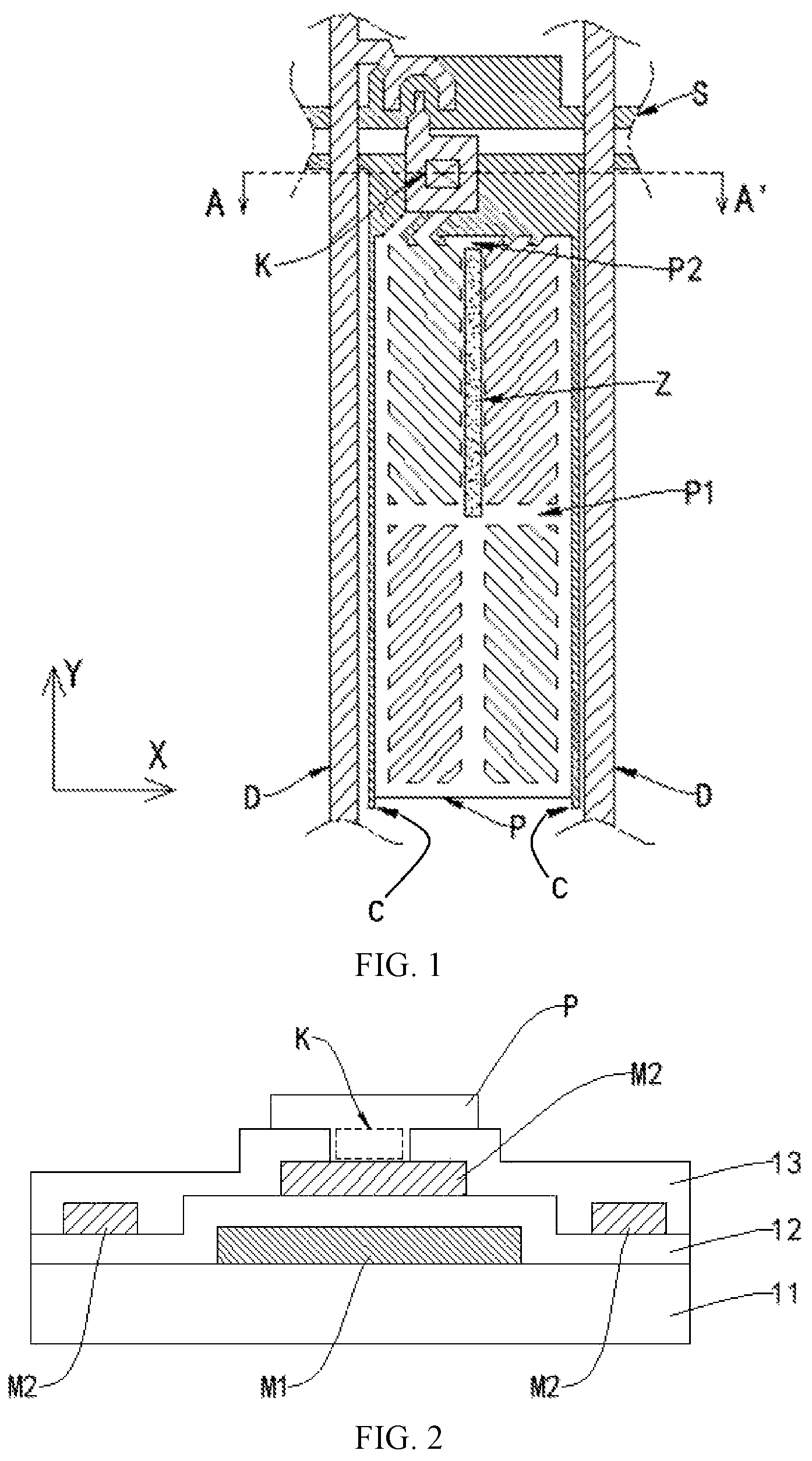 Patent US11815757 Figure 1 – Liquid crystal display panel