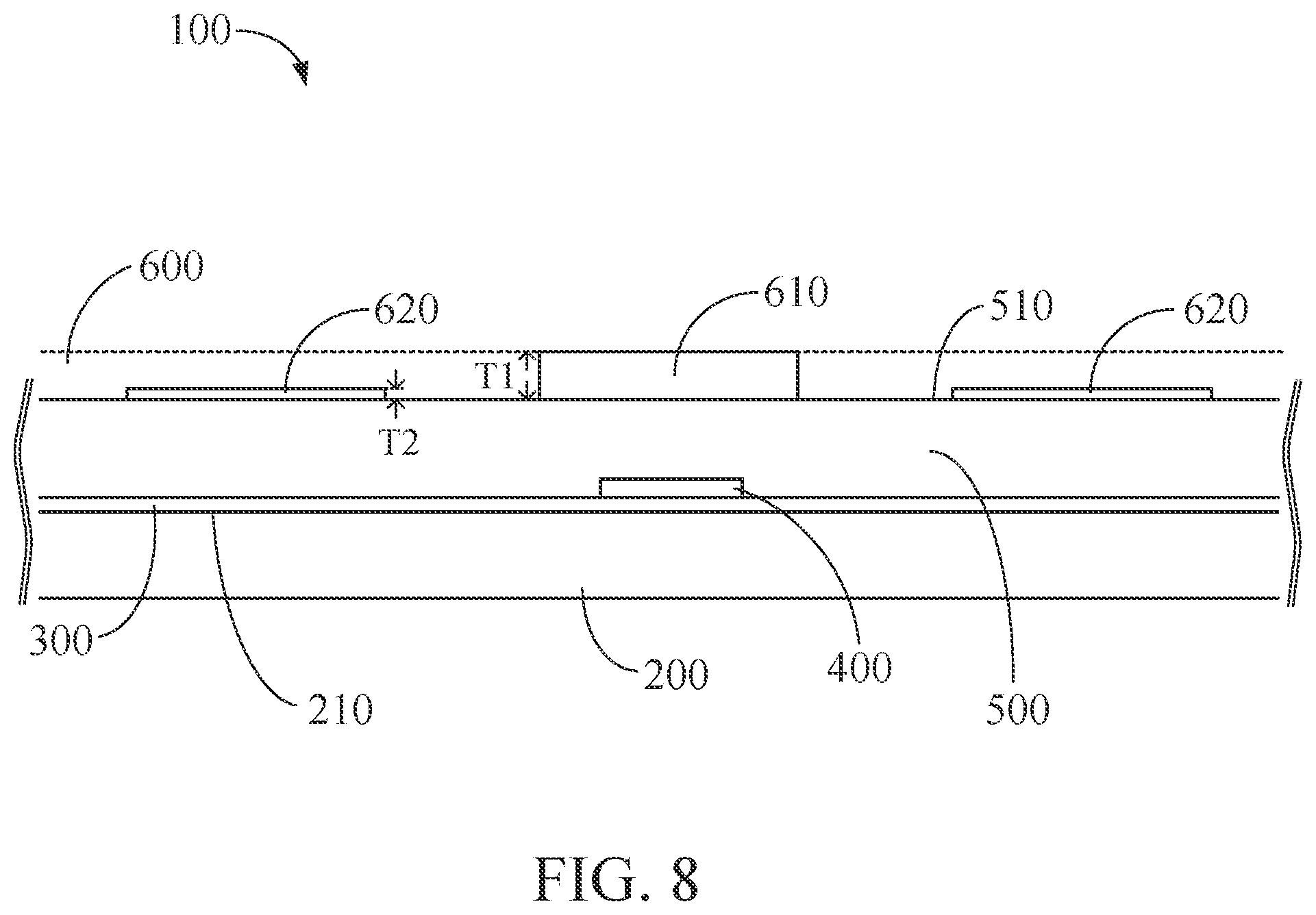 Patent US11815762 Figure 8 – Backlight module