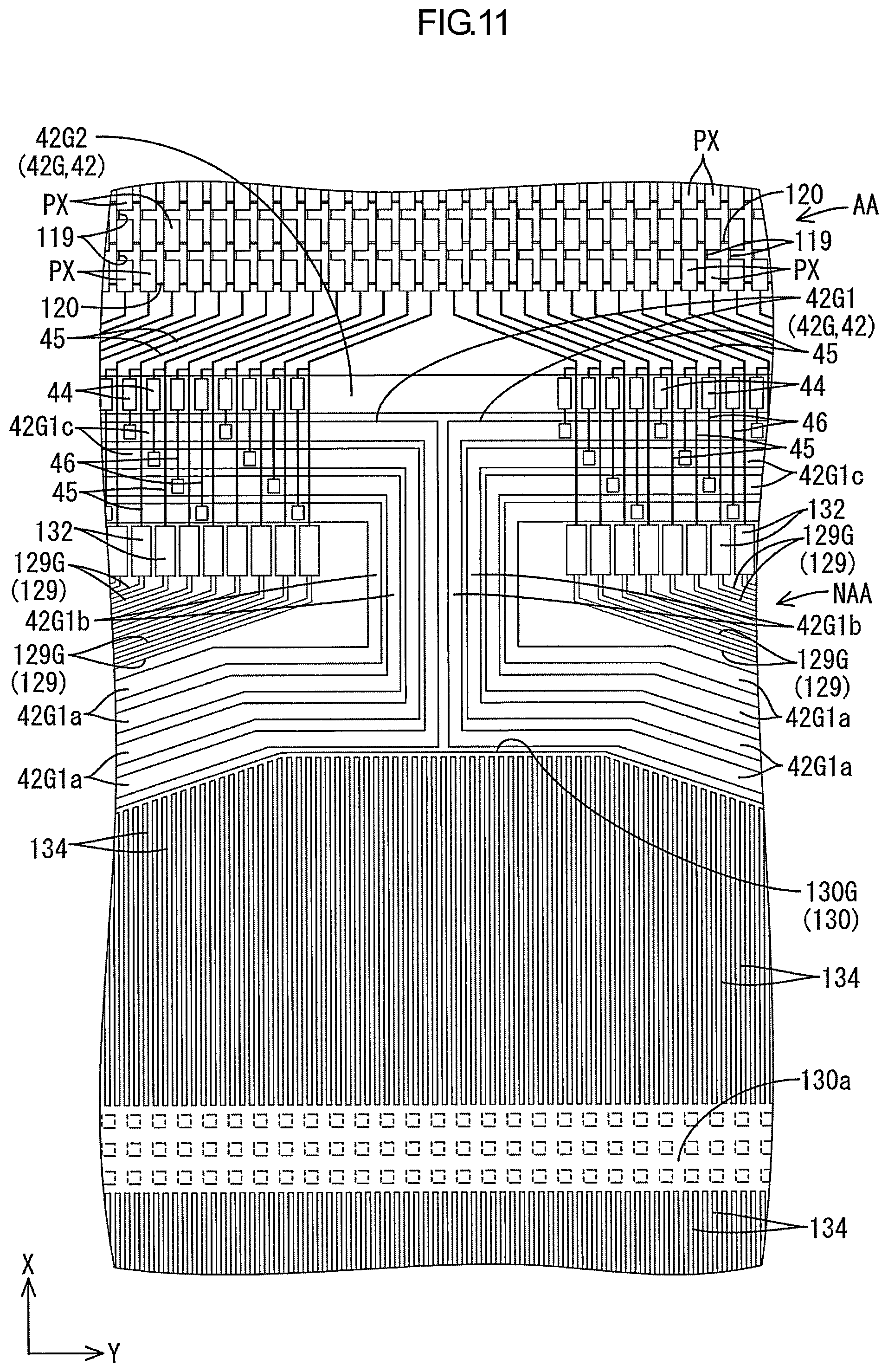 Patent US11815769 Figure 11 – Display device