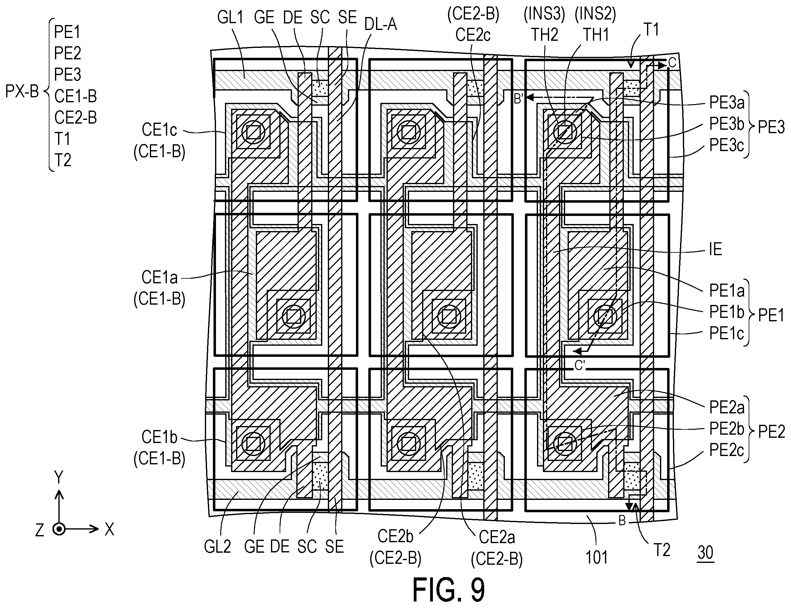 Patent US11815771 Figure 19 – Display panel and manufacturing method thereof