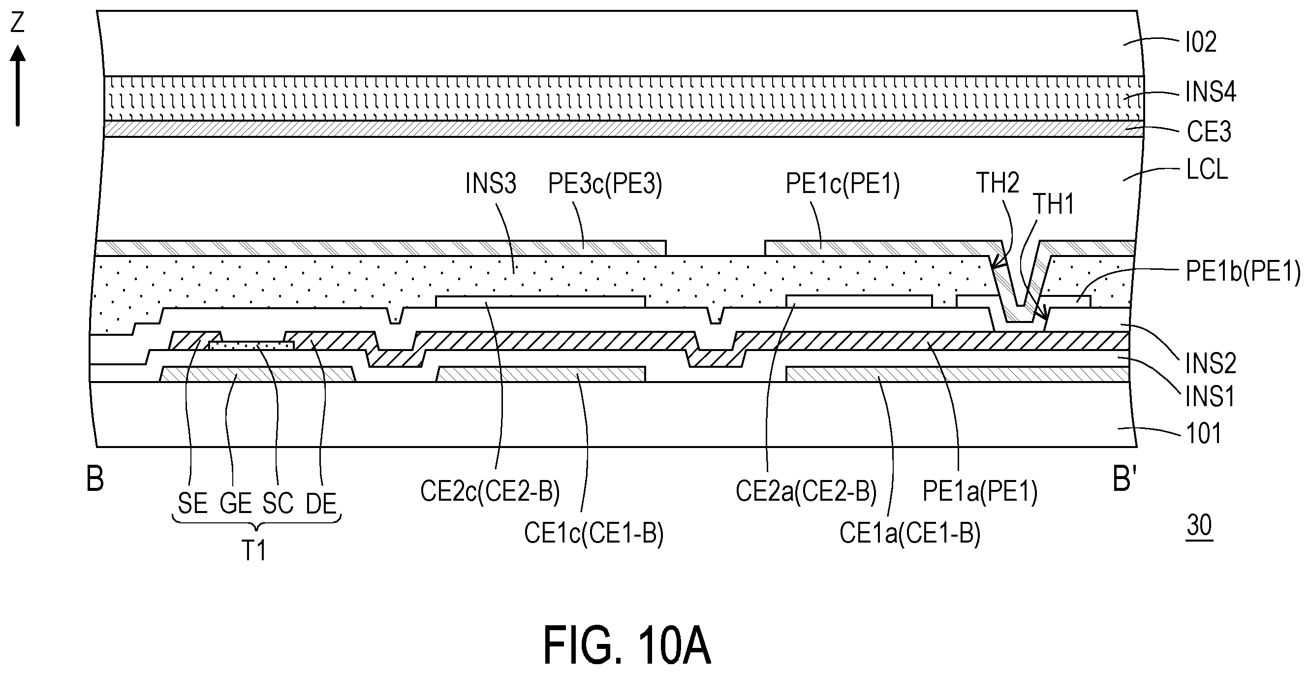 Patent US11815771 Figure 20 – Display panel and manufacturing method thereof