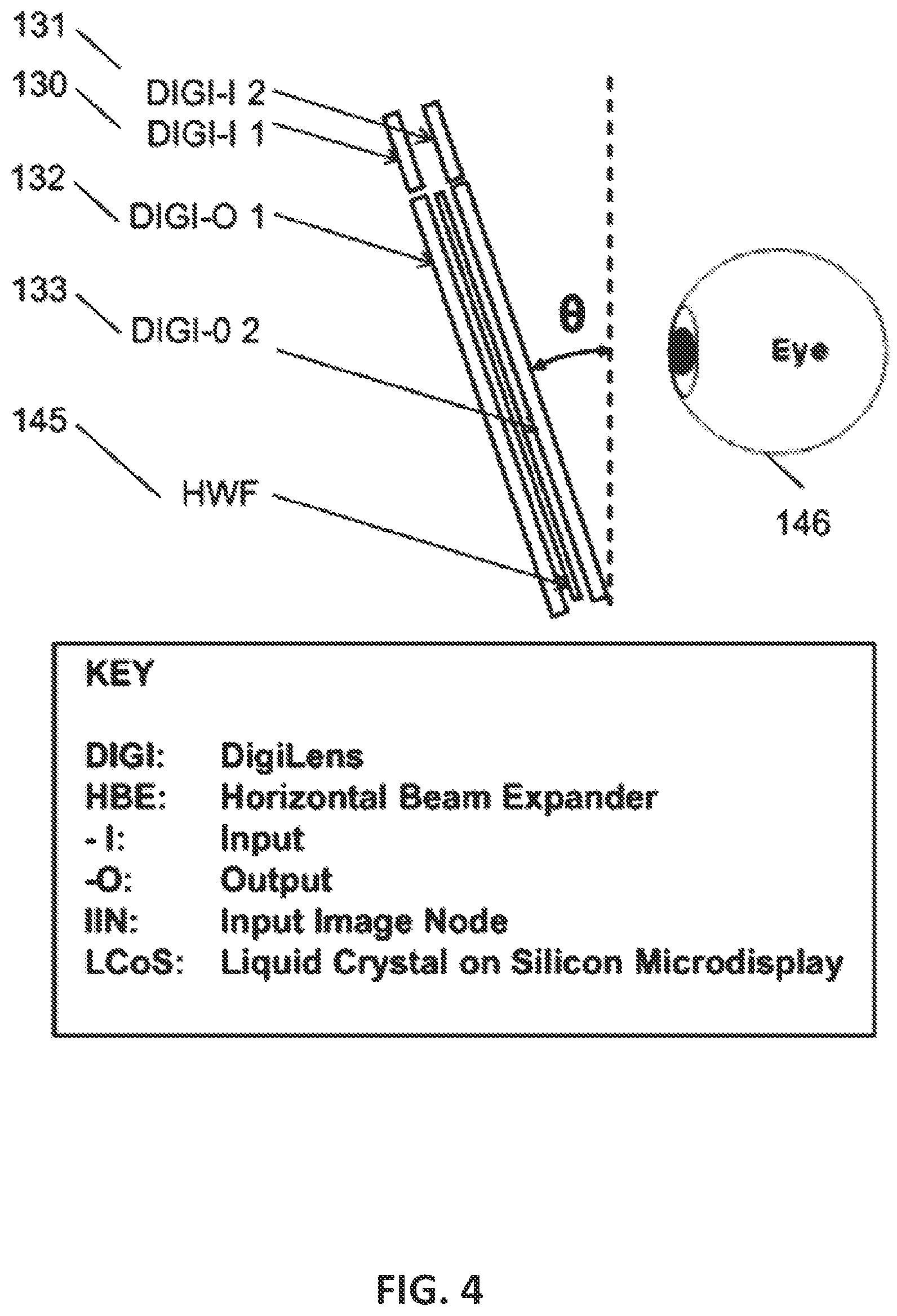 Patent US11815781 Figure 4 – Transparent waveguide display