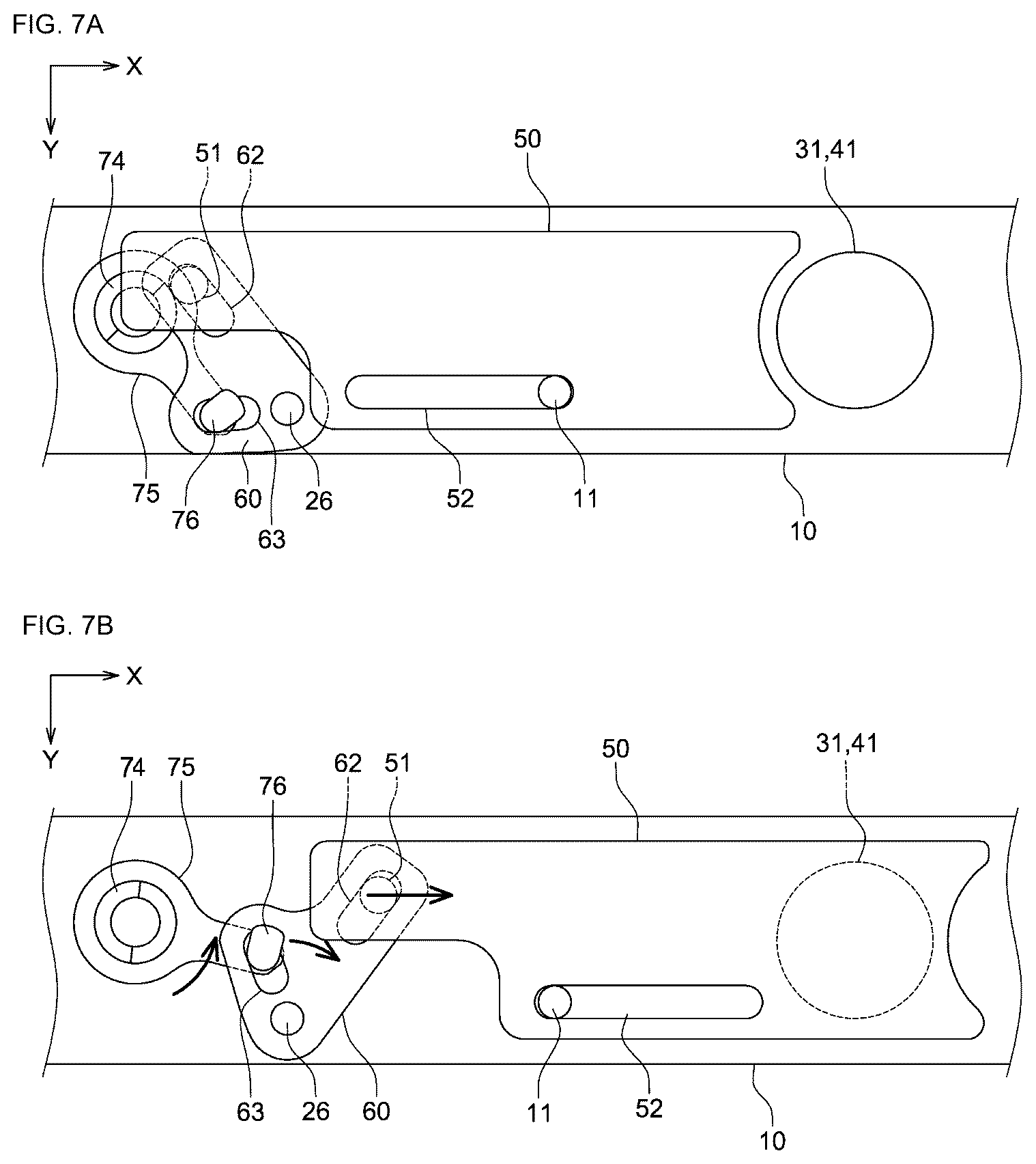 Patent US11815786 Figure 5 – Blade open-close device and electronic device
