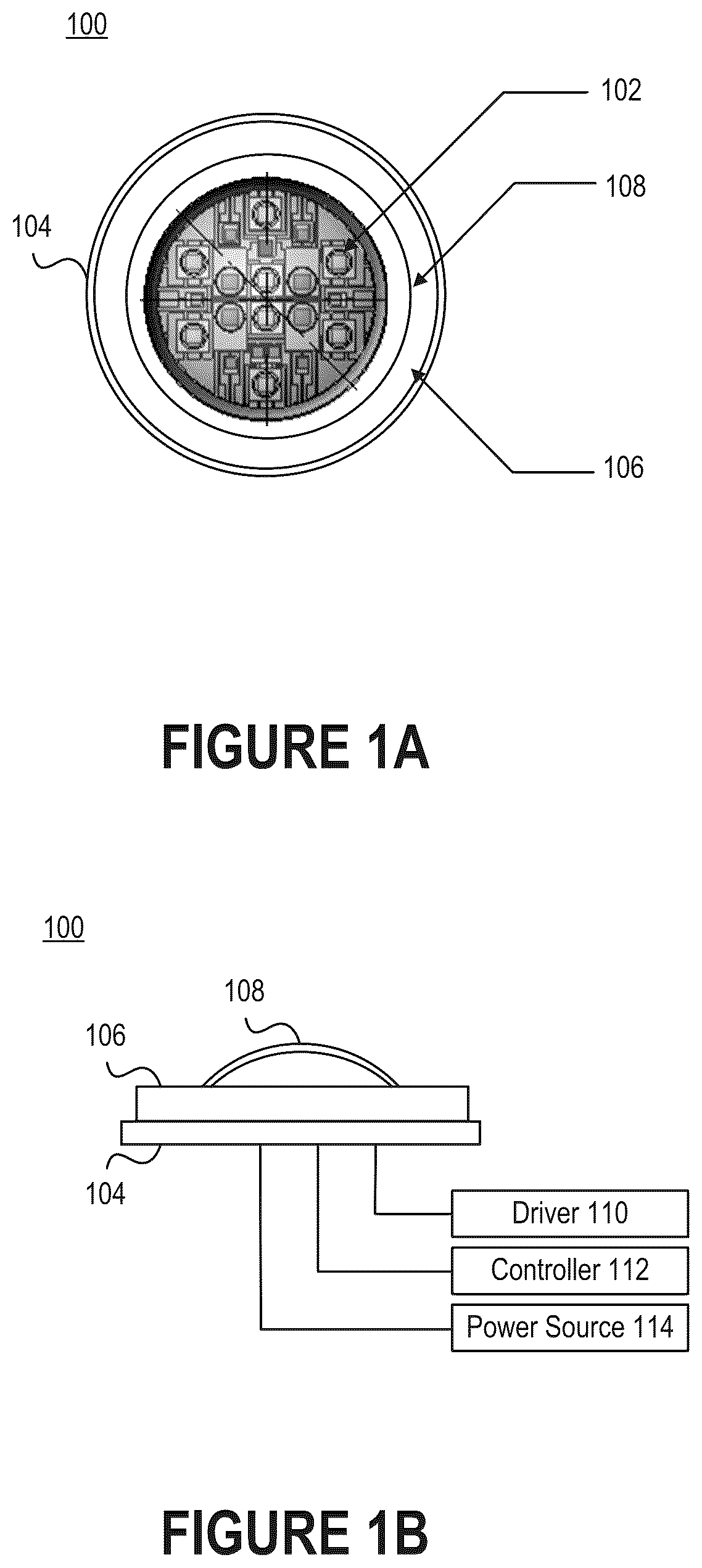 Patent US11815789 Figure 1 – Full-spectrum flash for electronic devices