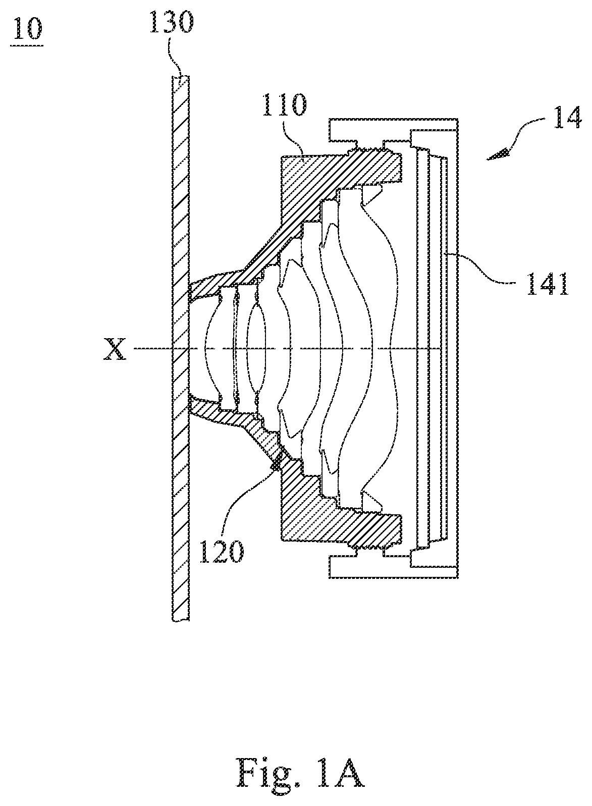 Patent US11815791 Figure 1 – Imaging lens assembly module, camera module and electronic device