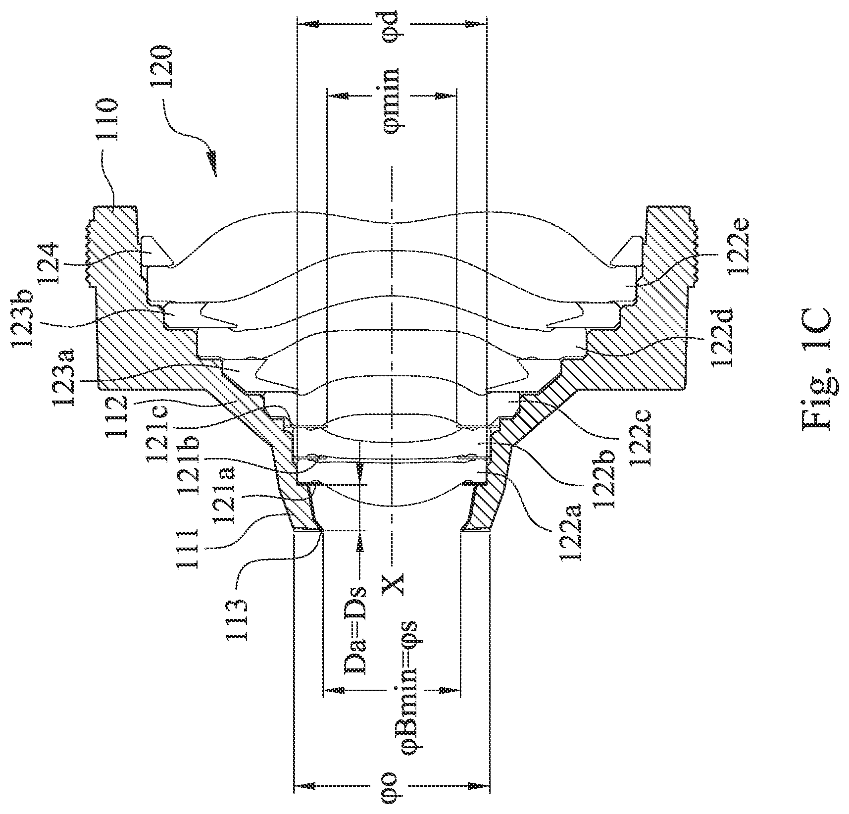 Patent US11815791 Figure 3 – Imaging lens assembly module, camera module and electronic device