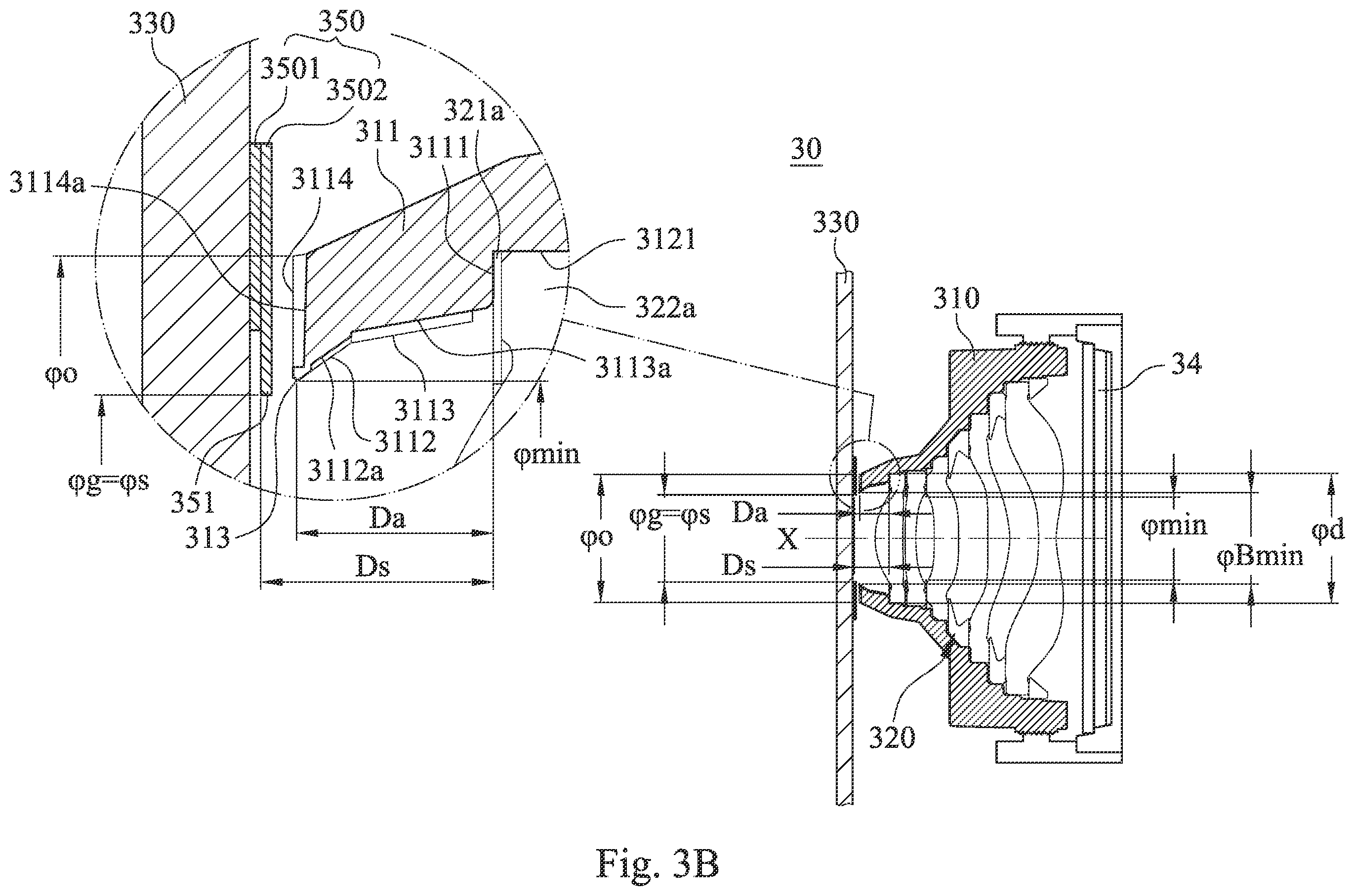 Patent US11815791 Figure 12 – Imaging lens assembly module, camera module and electronic device