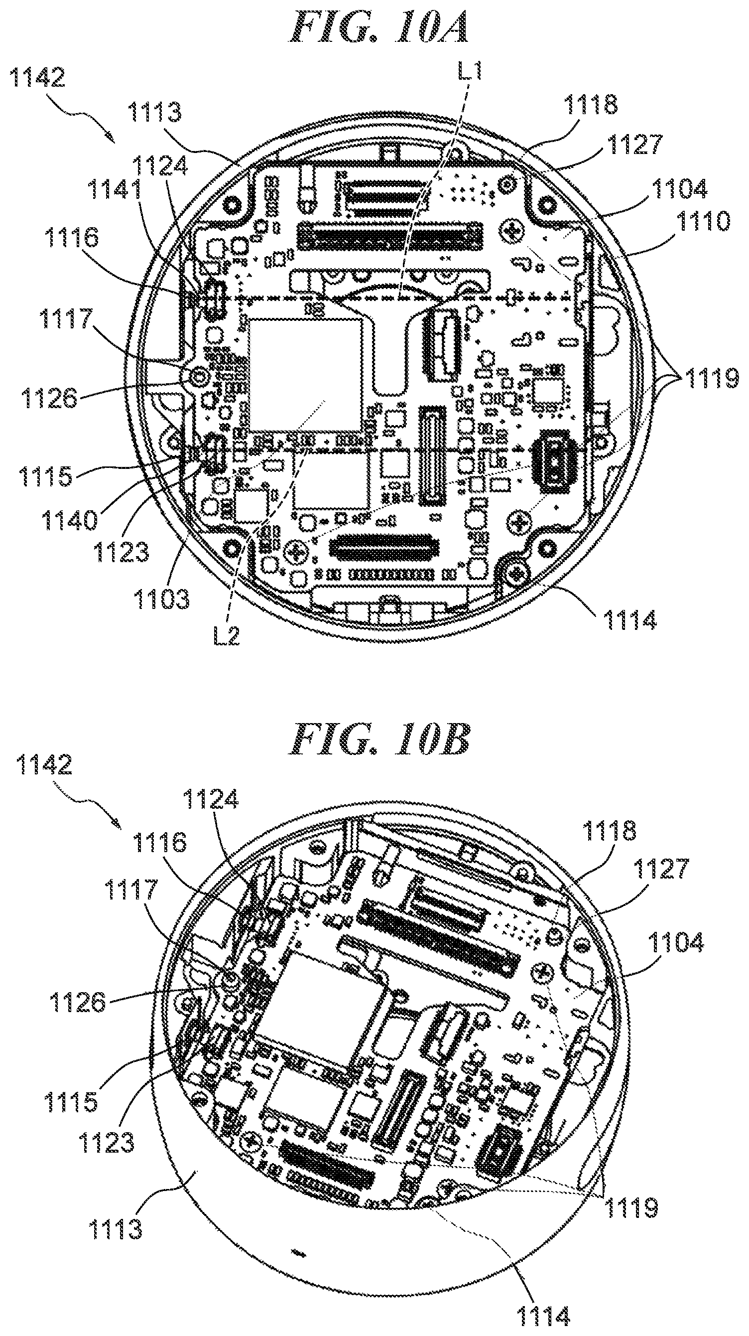Patent US11815793 Figure 10 – Electronic apparatus including image capturing unit configured to be movable