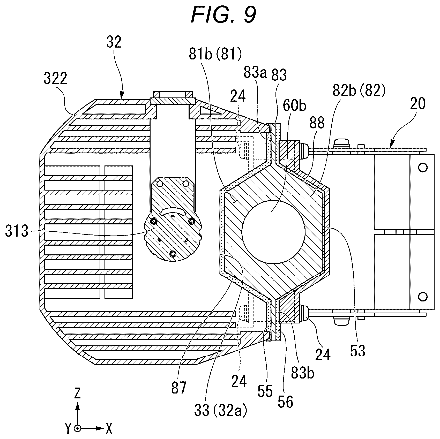 Patent US11815797 Figure 9 – Light source device and projector