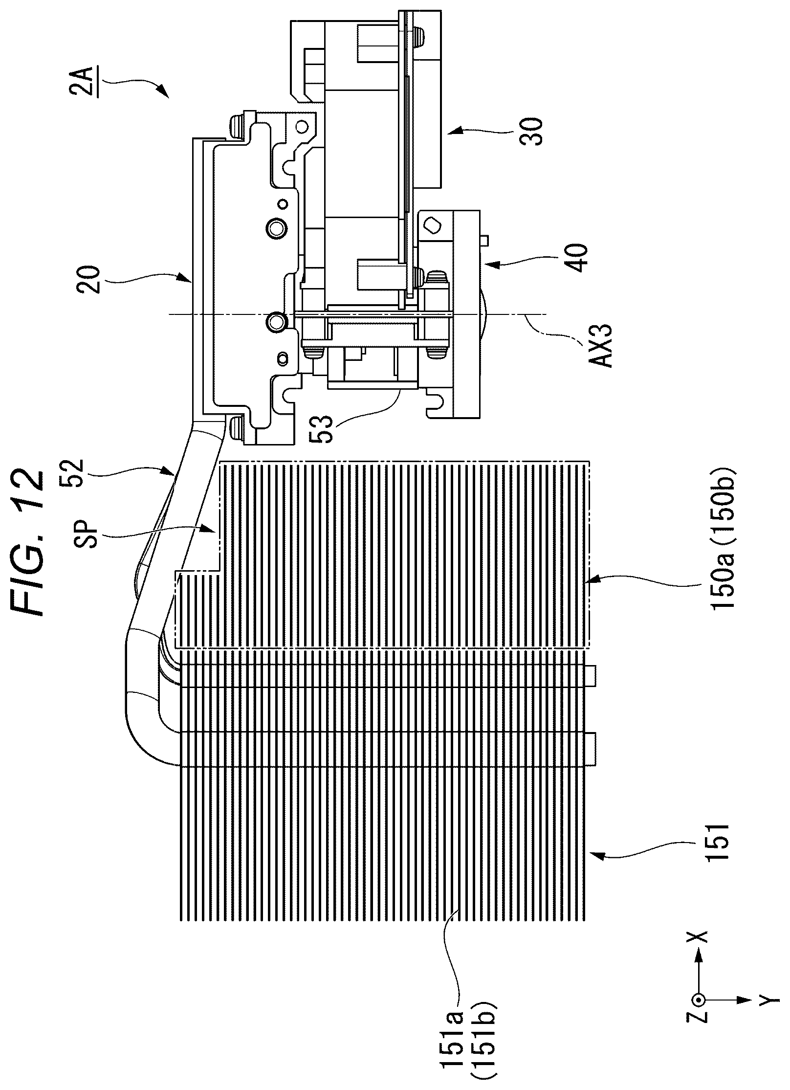 Patent US11815797 Figure 12 – Light source device and projector