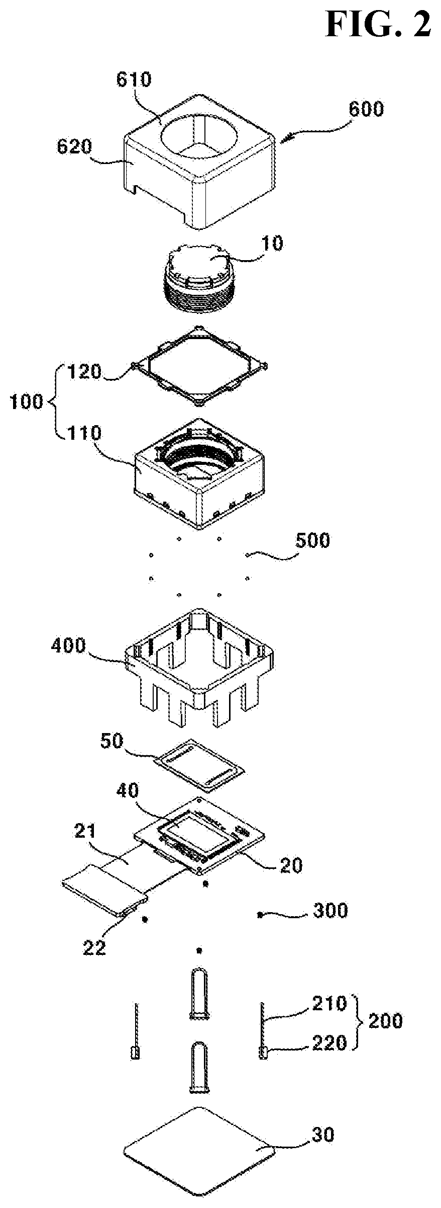 Patent US11815798 Figure 2 – Camera module