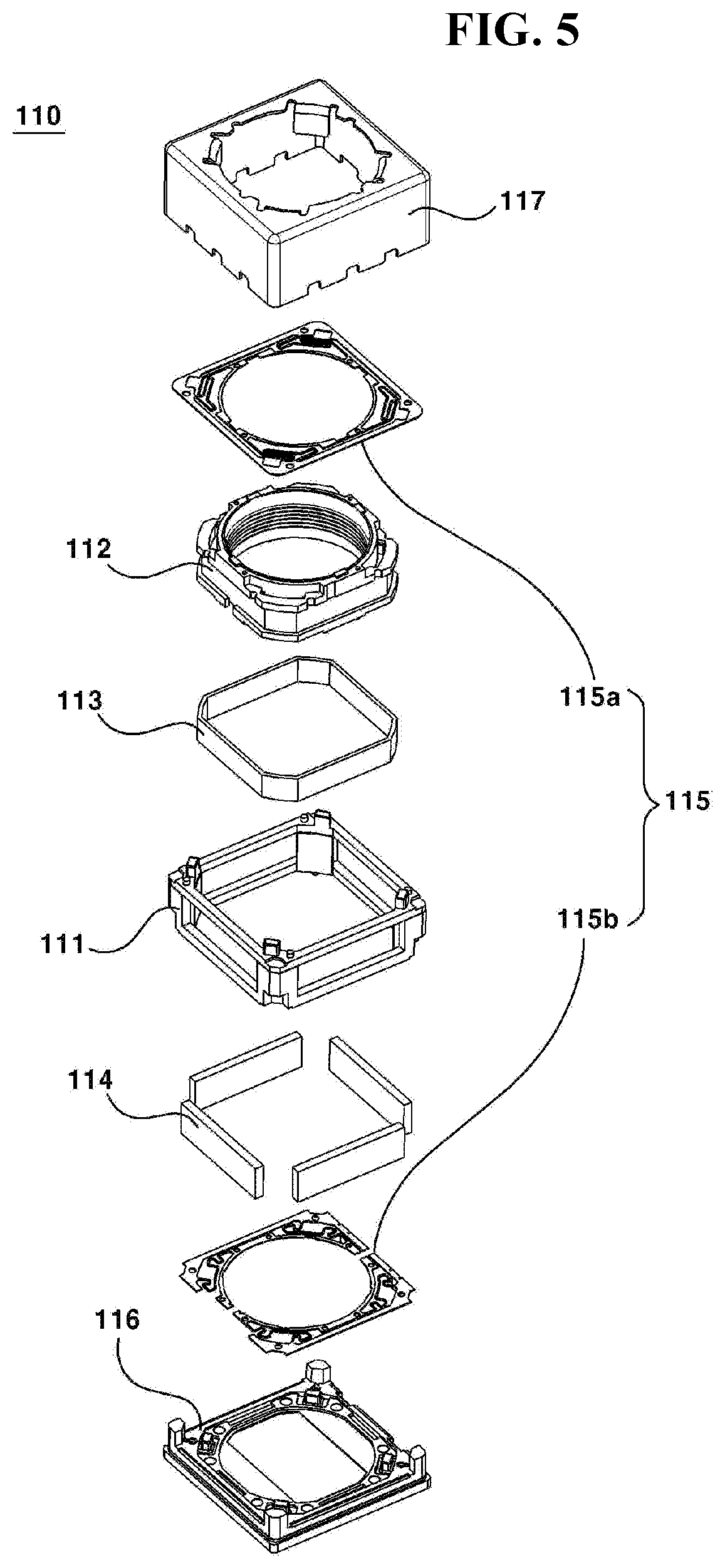 Patent US11815798 Figure 5 – Camera module