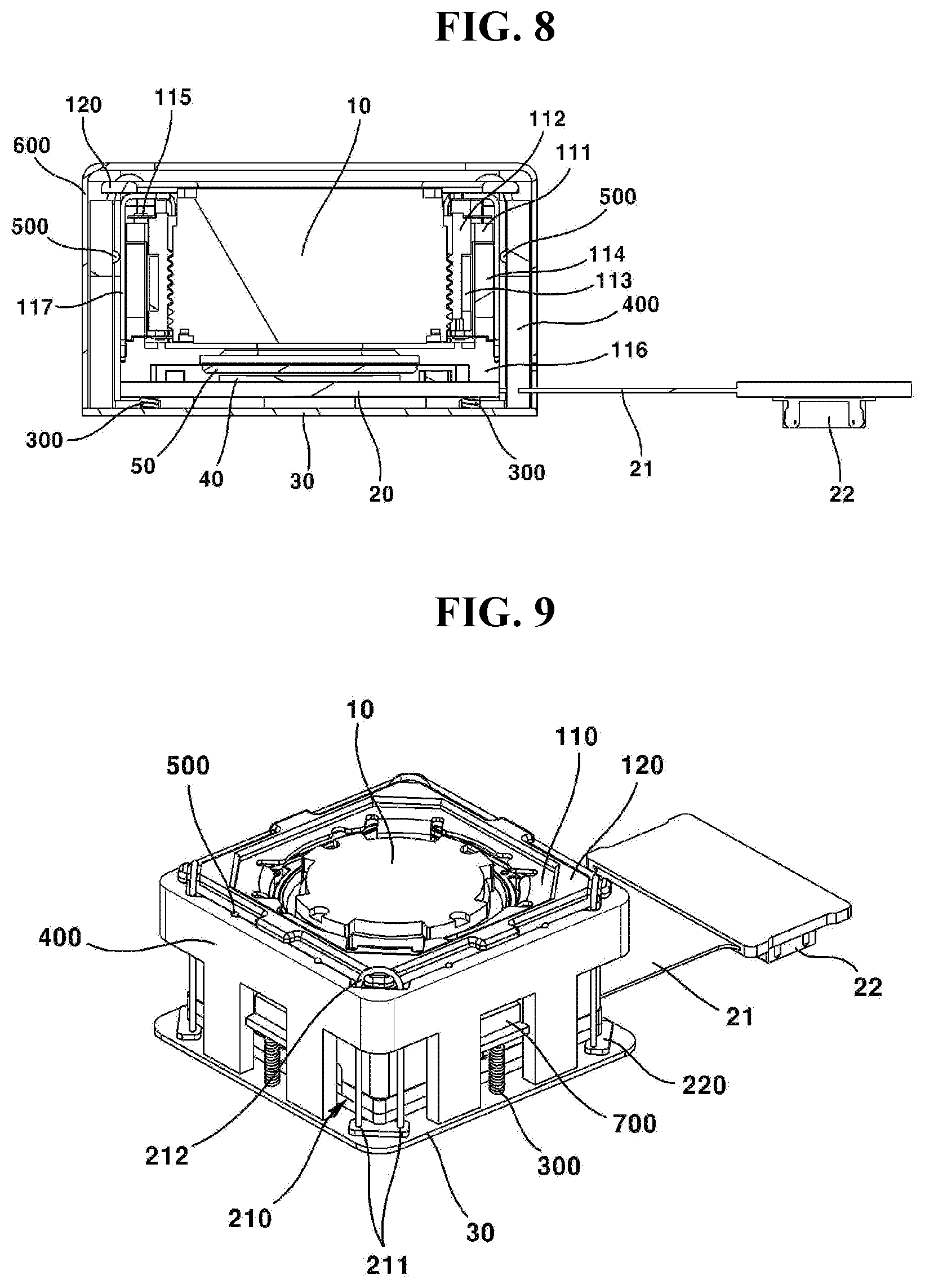 Patent US11815798 Figure 7 – Camera module