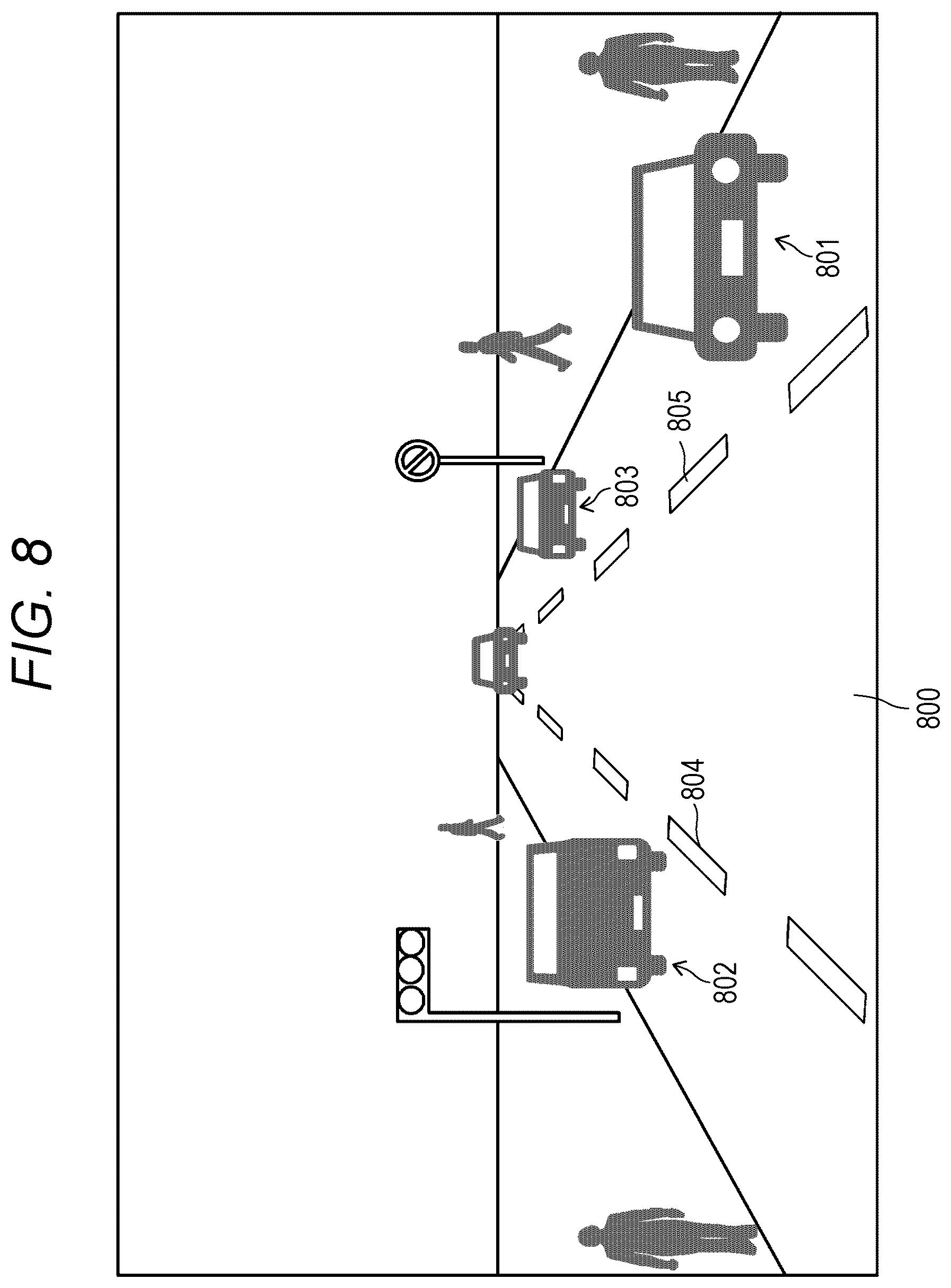 Patent US11815799 Figure 8 – Information processing apparatus and information processing method, imaging apparatus, mobile device, and computer program