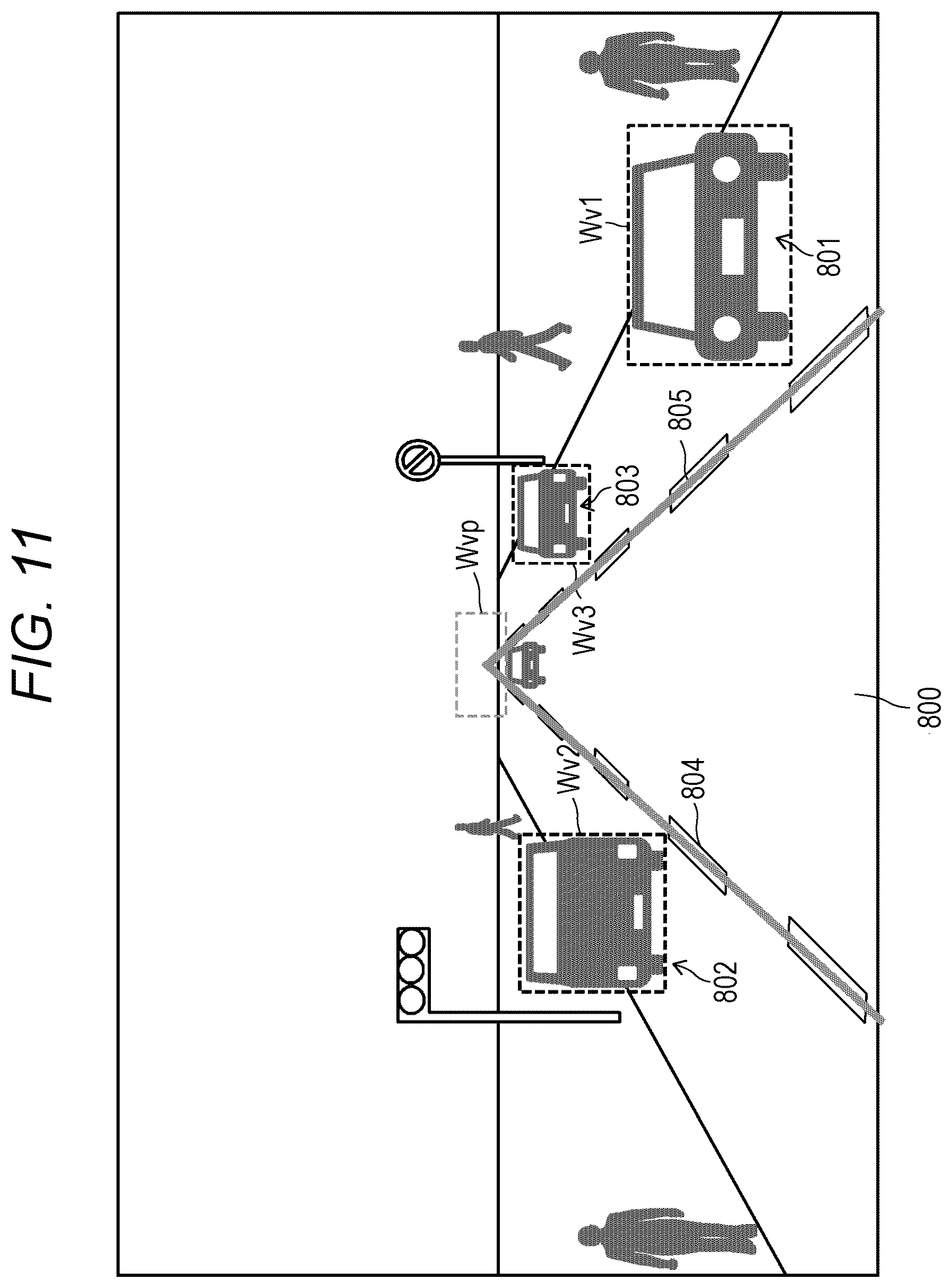 Patent US11815799 Figure 11 – Information processing apparatus and information processing method, imaging apparatus, mobile device, and computer program