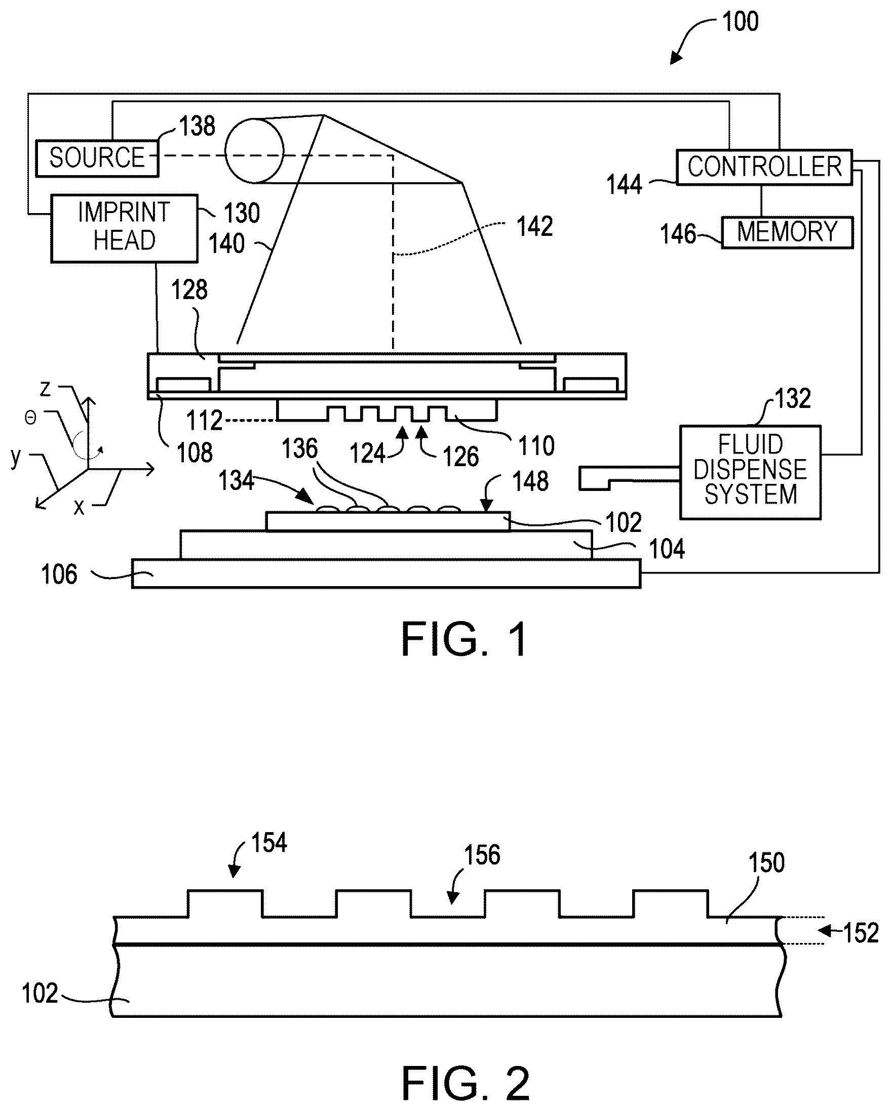 Patent US11815811 — Magnification ramp scheme to mitigate template slippage — Figure 1