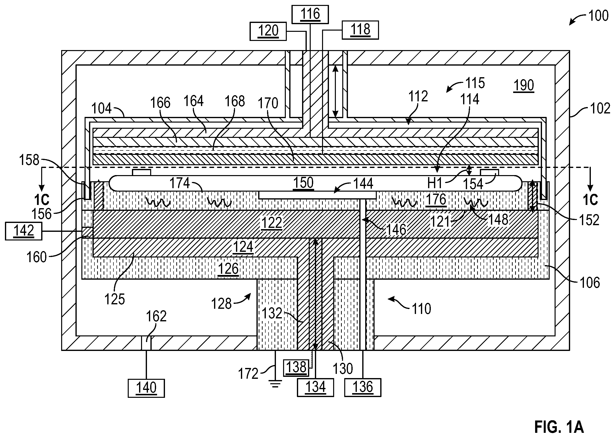 Patent US11815816 Figure 1 – Apparatus for post exposure bake of photoresist