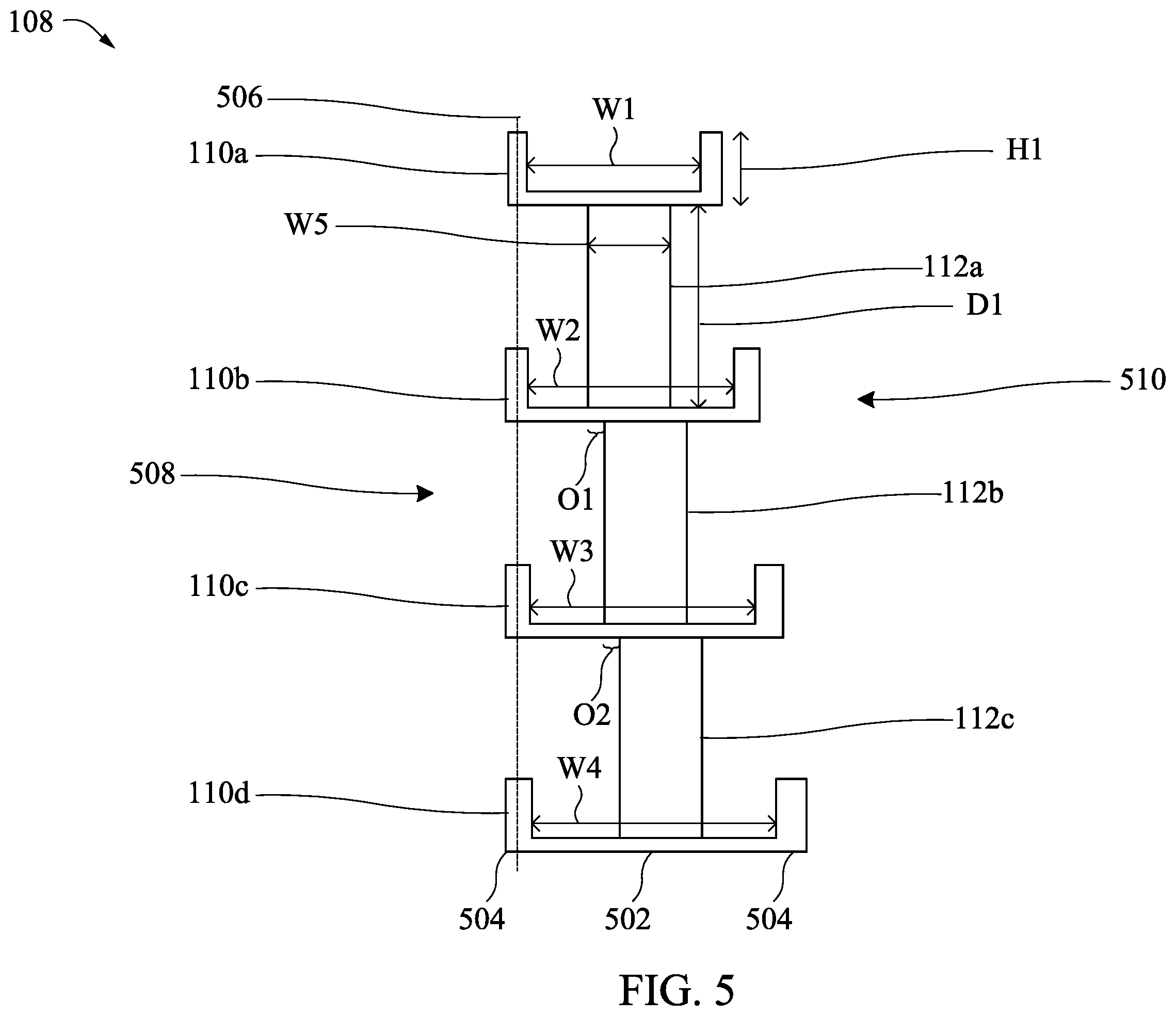 Patent US11815821 Figure 8 – Module vessel with scrubber gutters sized to prevent overflow