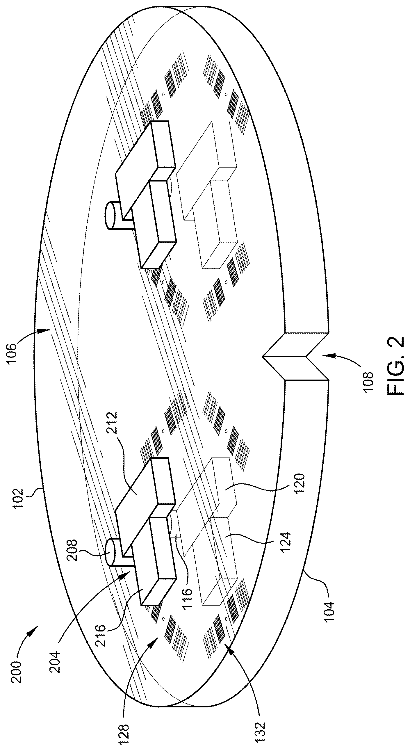 Patent US11815823 Figure 2 – Alignment mark for front to back side alignment and lithography for optical device fabrication
