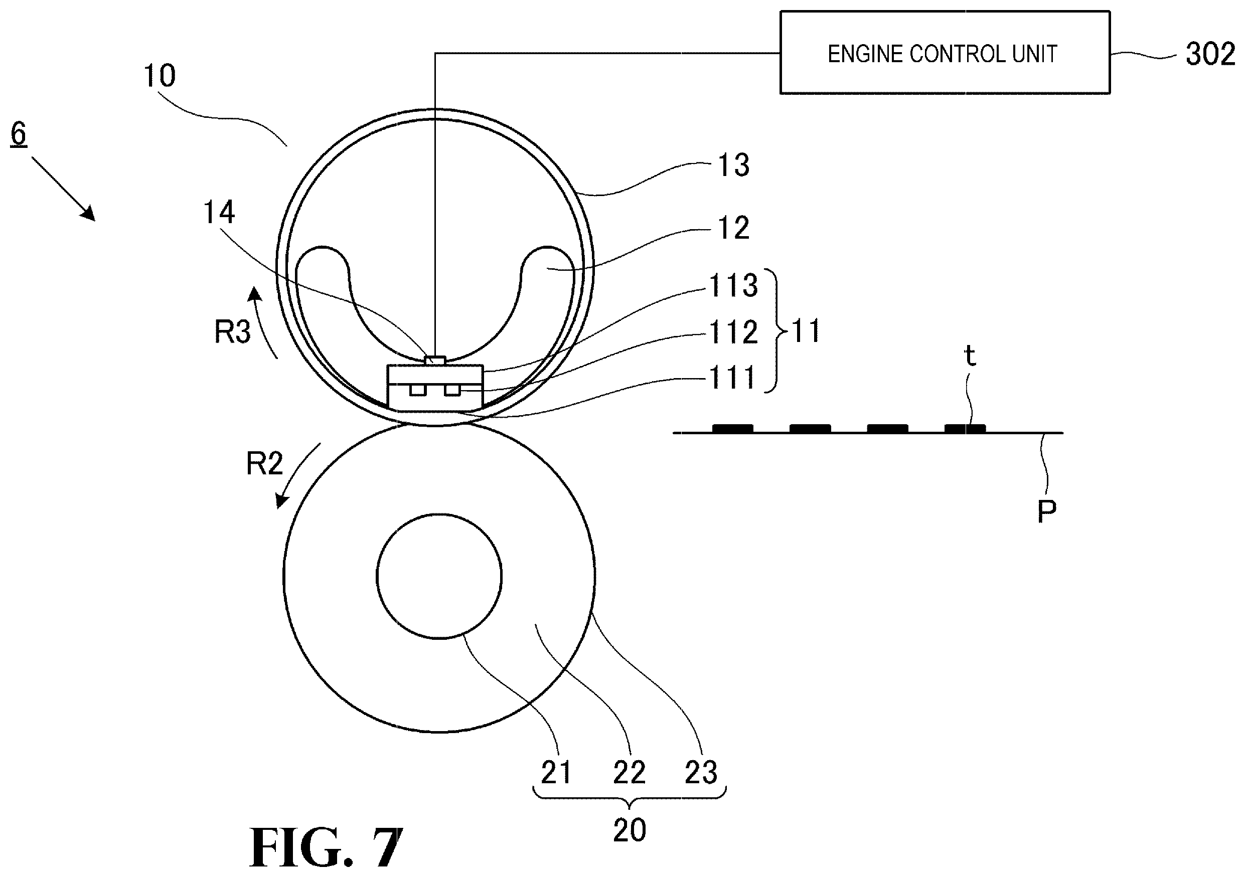 Patent US11815825 Figure 7 – Image forming apparatus