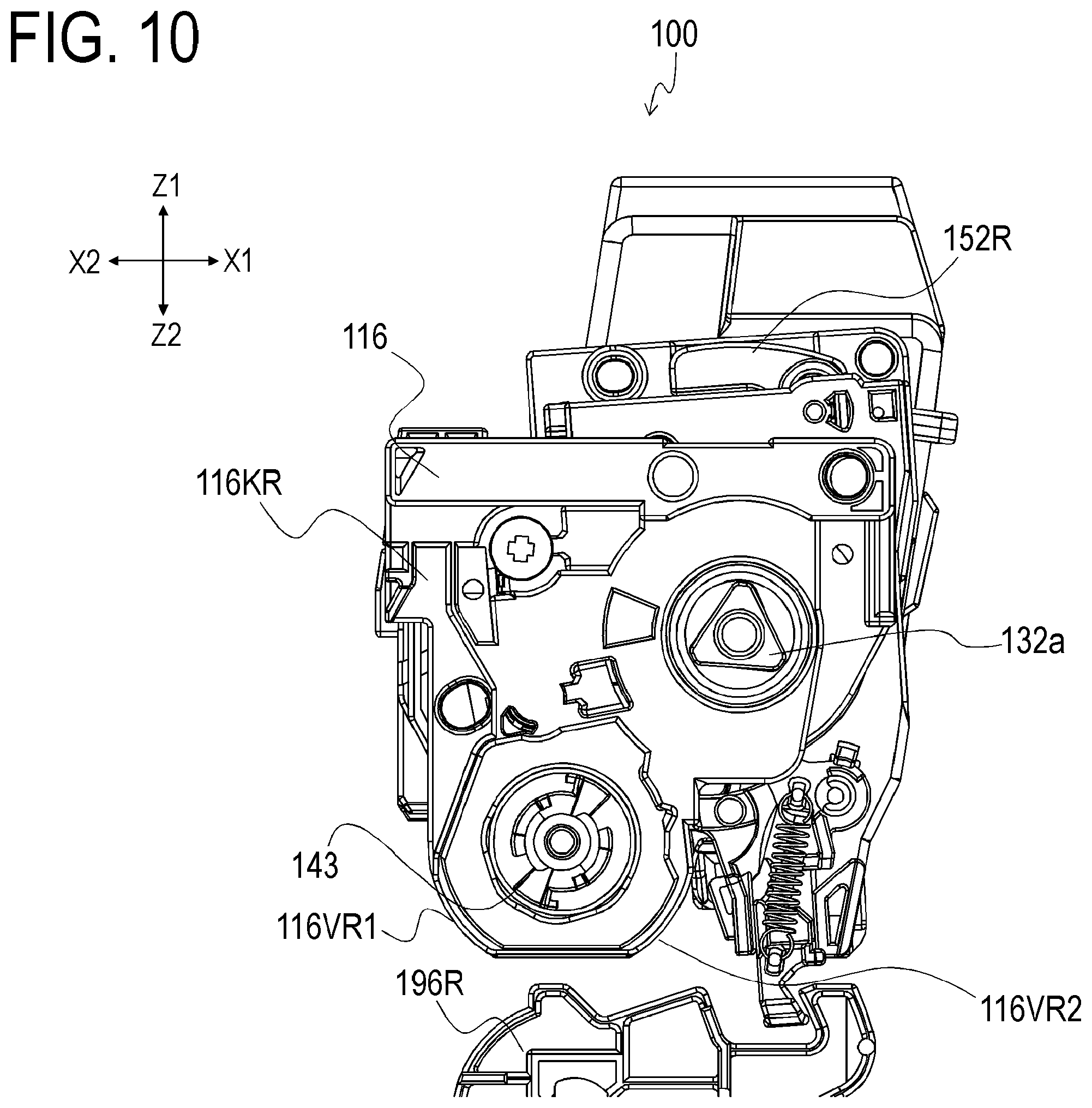 Patent US11815826 Figure 10 – Developing unit