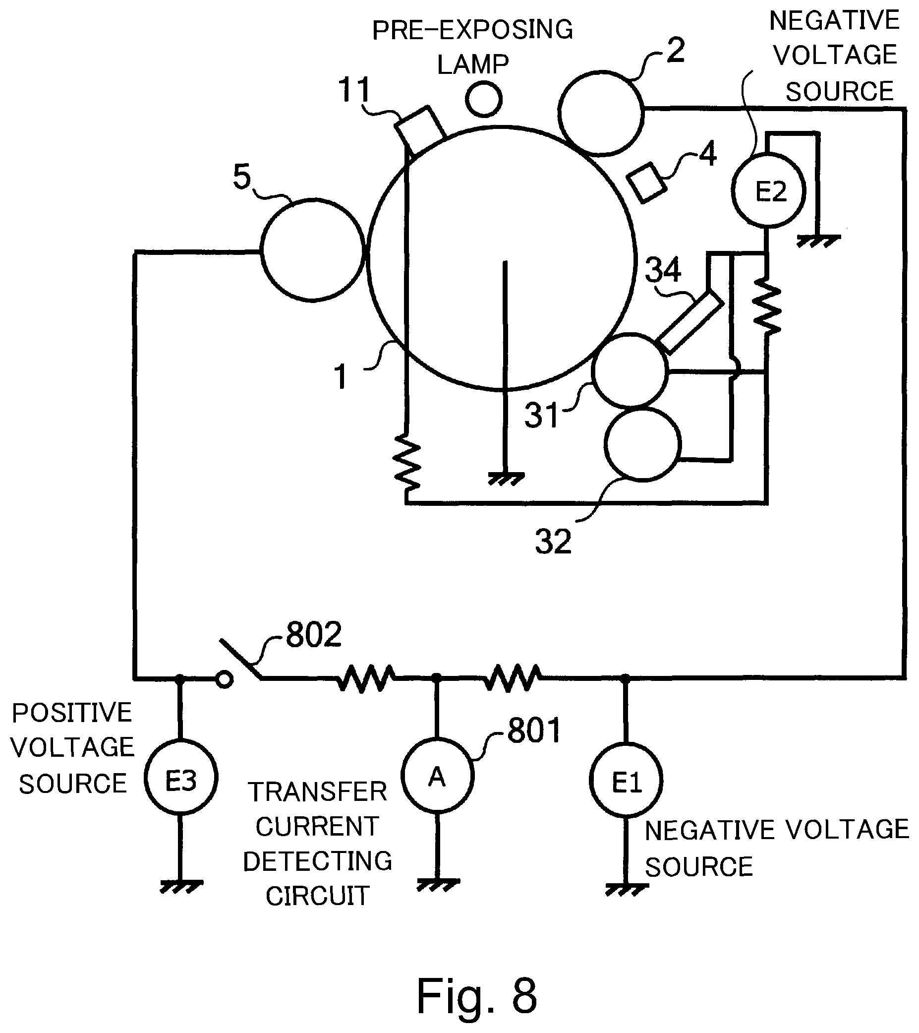 Patent US11815827 Figure 8 – Image forming apparatus