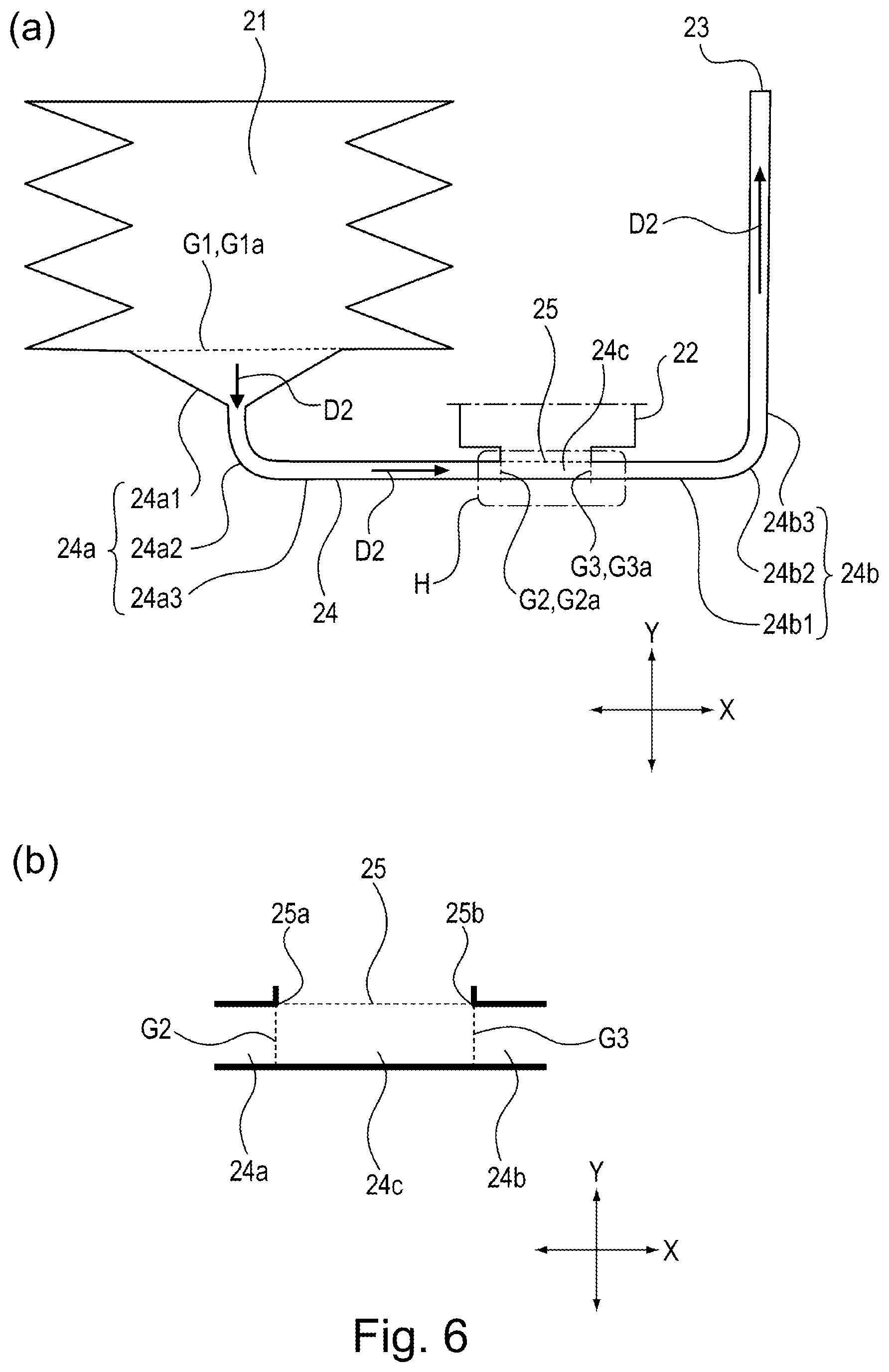 Patent US11815830 Figure 6 – Toner cartridge having a variable volume pump and a feeding path from the pump portion to a discharge opening