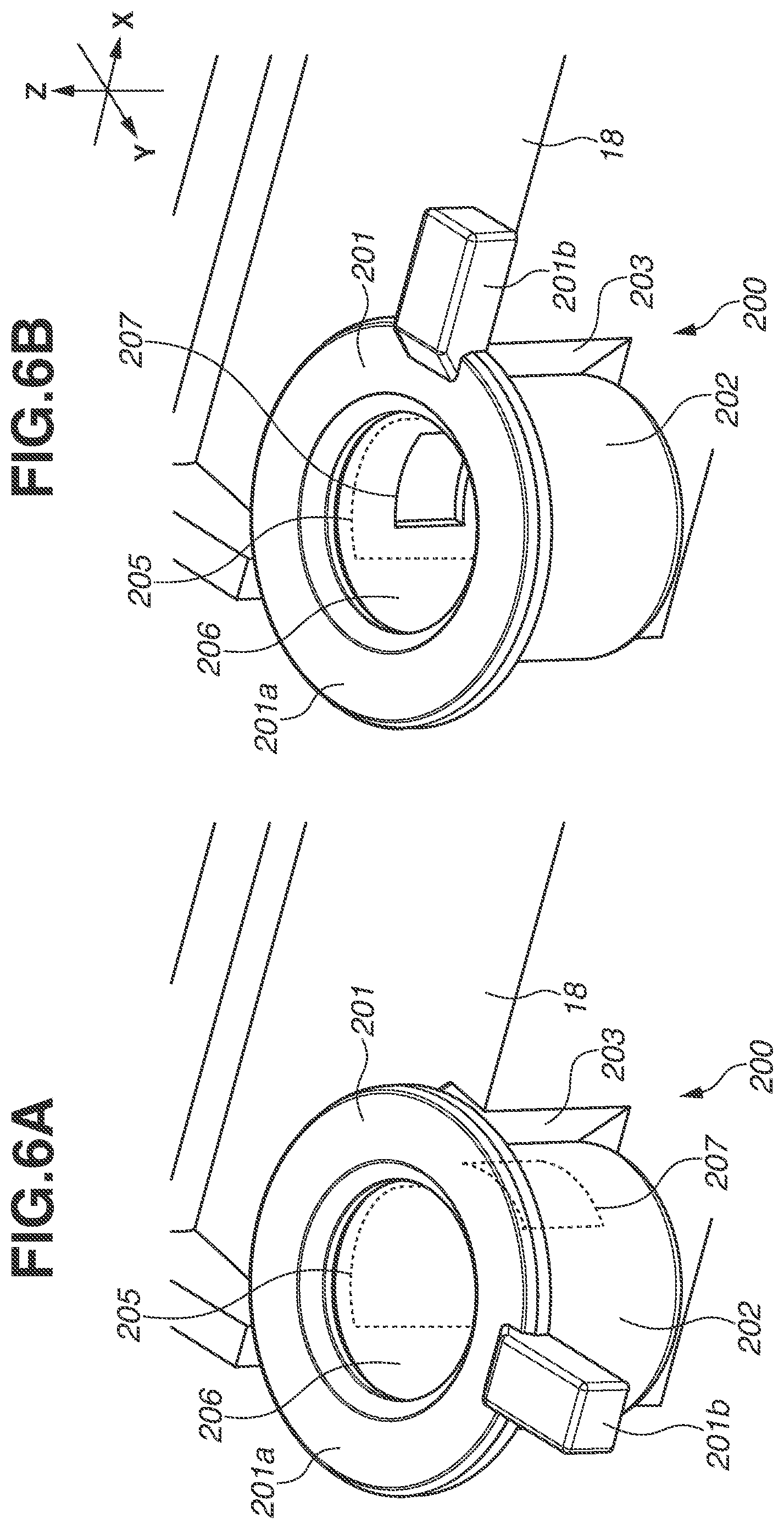Patent US11815832 Figure 6 – Image forming apparatus comprising development unit for receiving replenishment container and retractable support for supporting the development unit